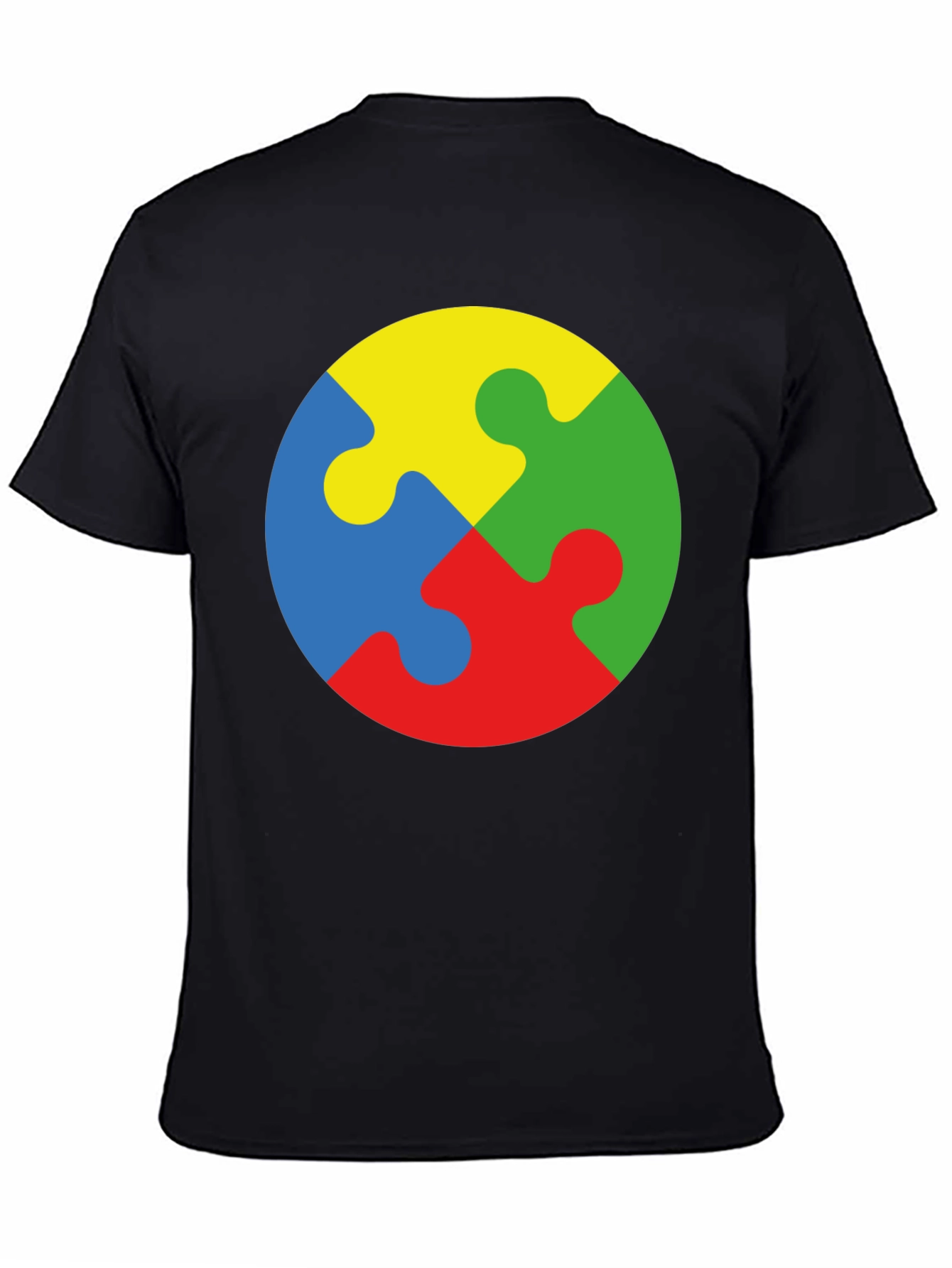 Autism Awareness Puzzle Piece Graphic T-Shirt