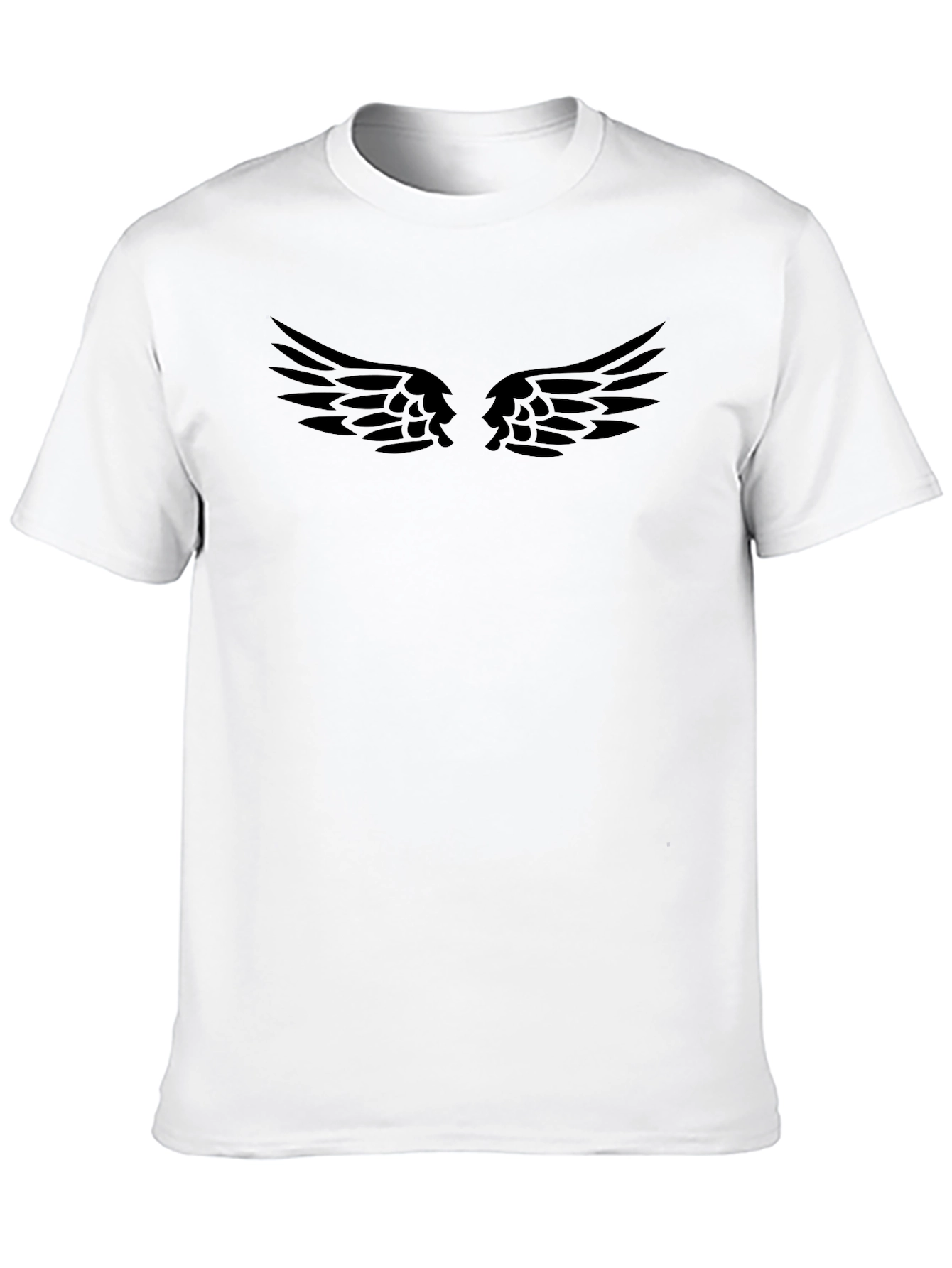 Black Wings Graphic Tee - Mens Stylish Casual Top