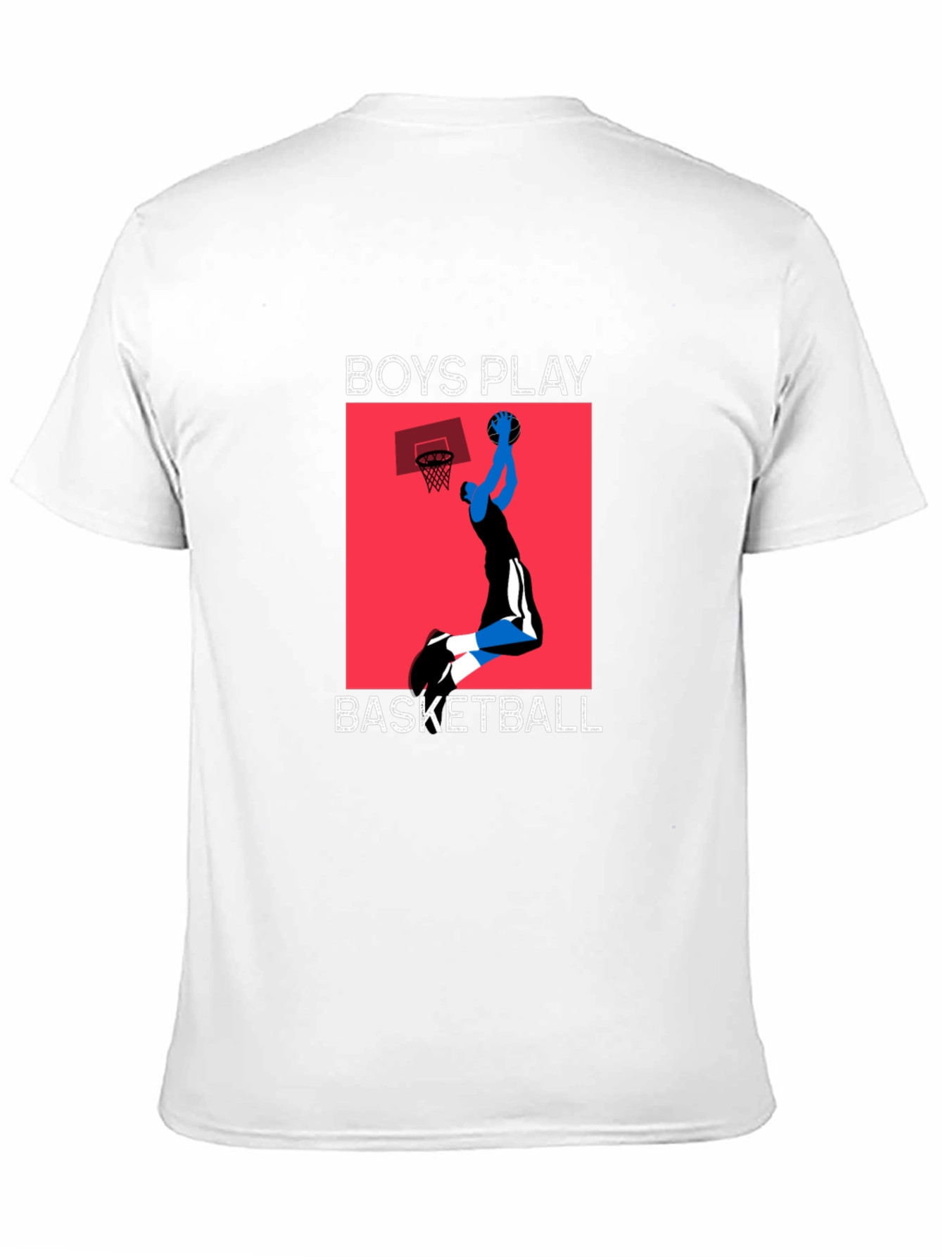 Boys Play Basketball Graphic T-Shirt