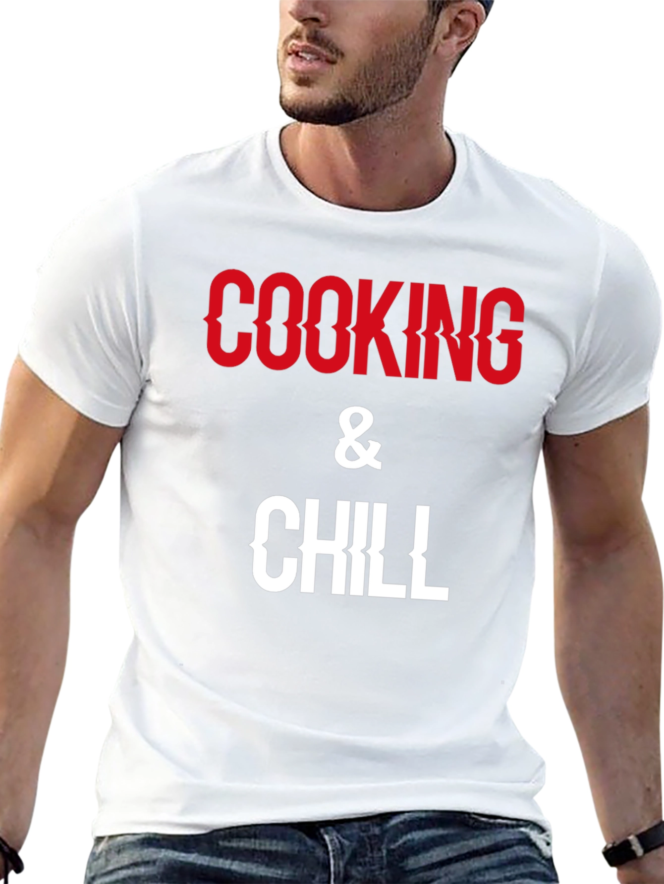 Cooking & Chill Graphic Tee - Black
