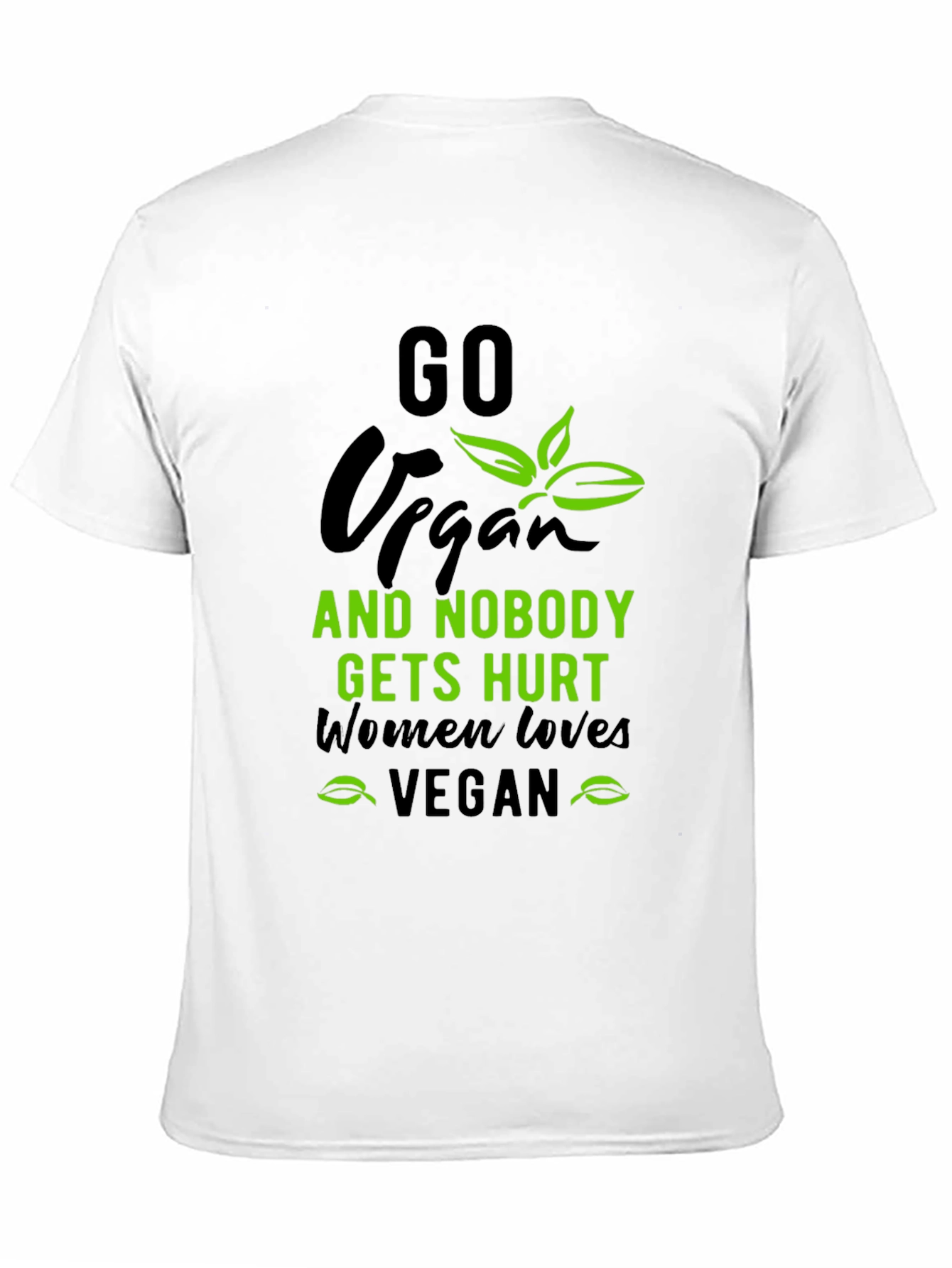 Go Vegan T-Shirt - Animal Lover Tee