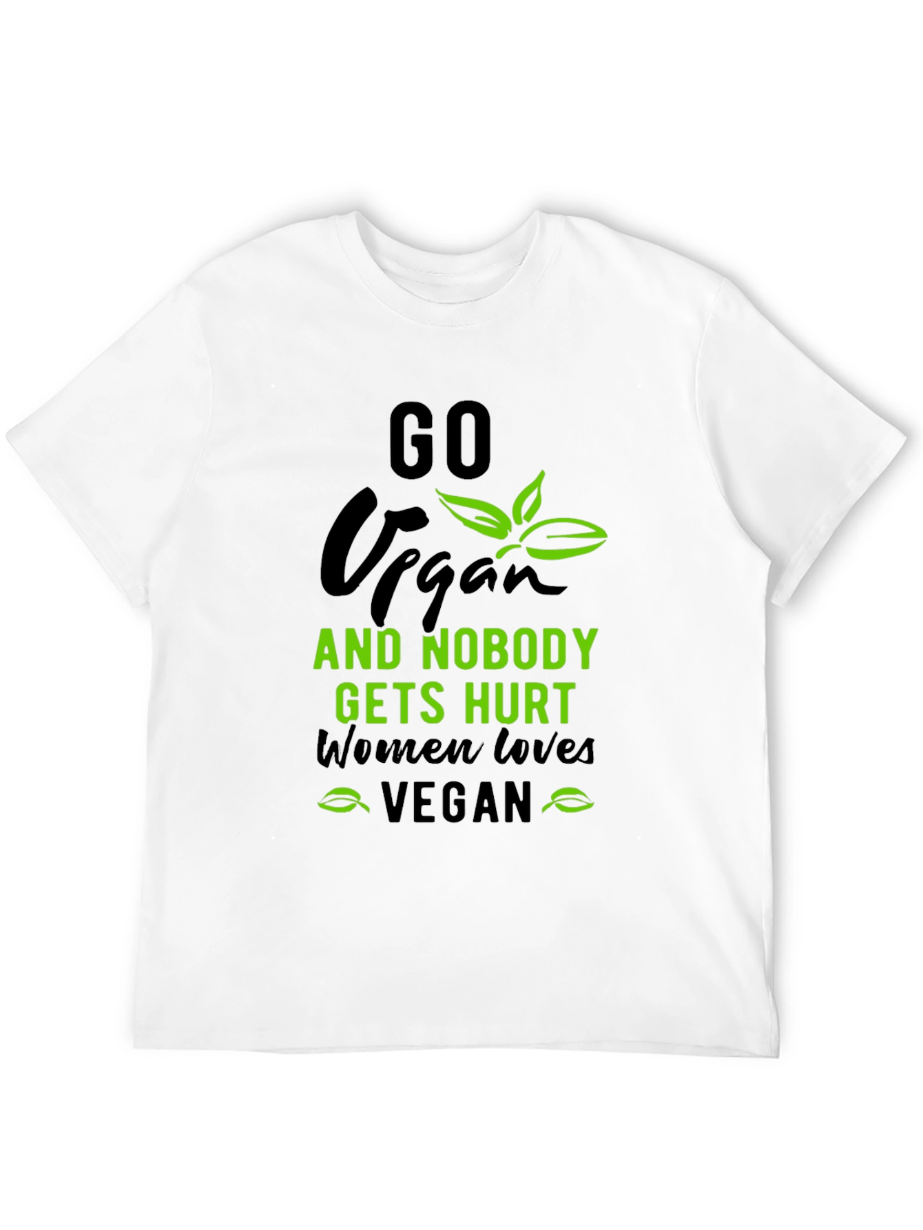 Go Vegan T-Shirt - Animal Lover Tee