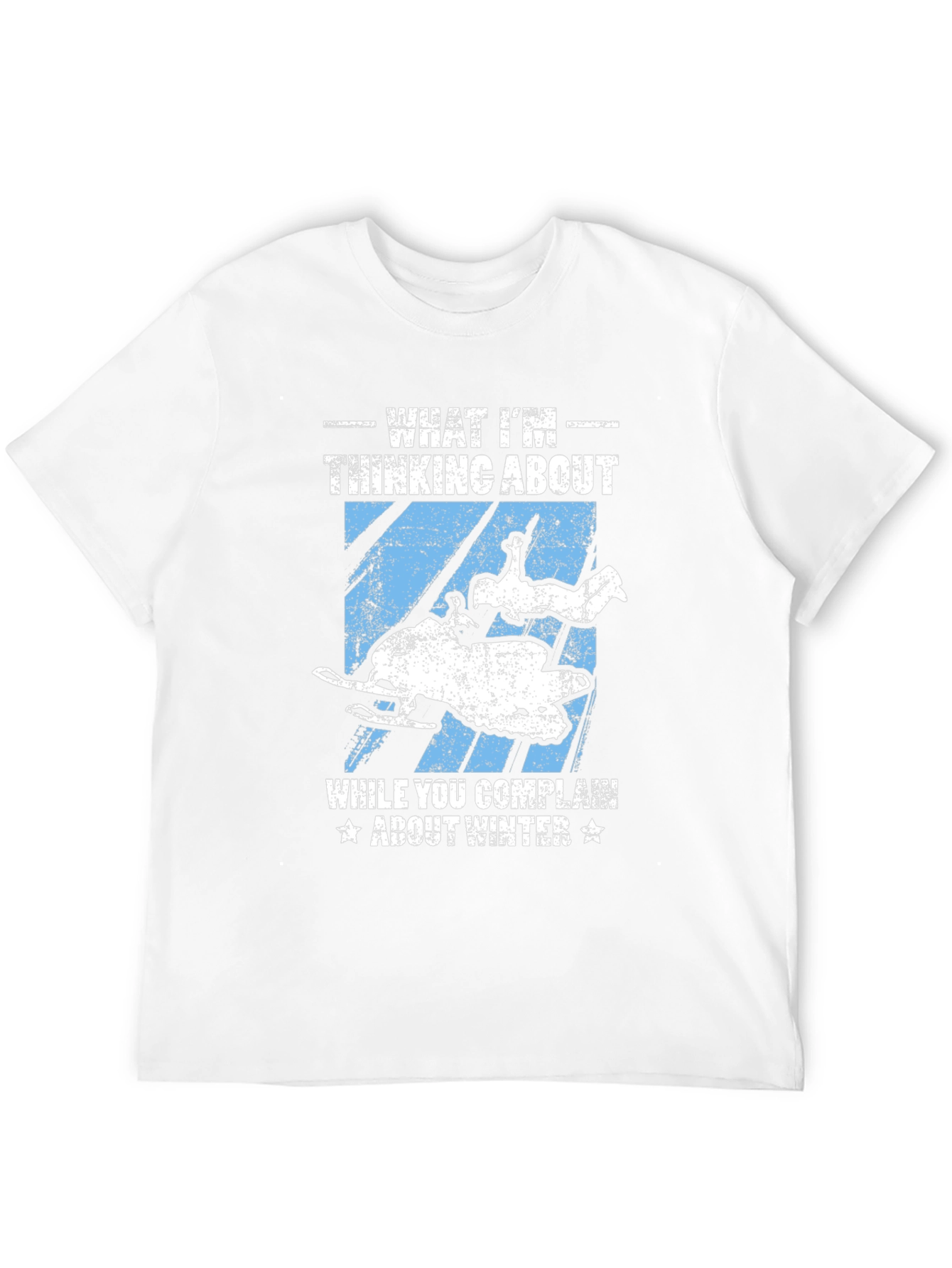 Winter Snowmobile T-Shirt - What Im Thinking About