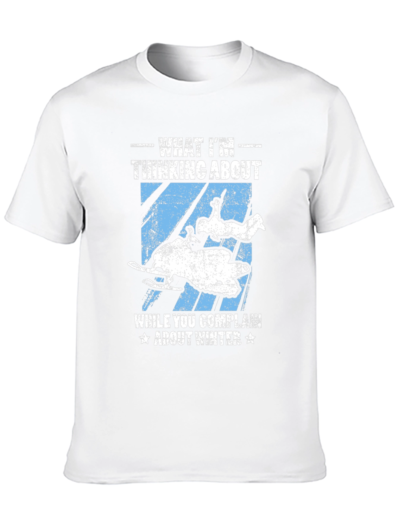 Winter Snowmobile T-Shirt - What Im Thinking About