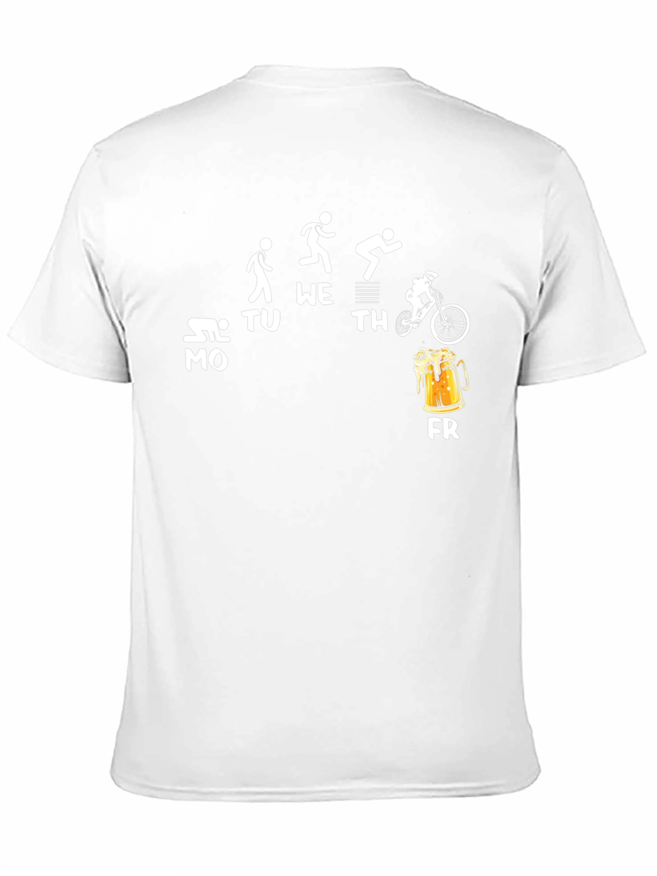 Humorous Weekday Activity Mens T-Shirt