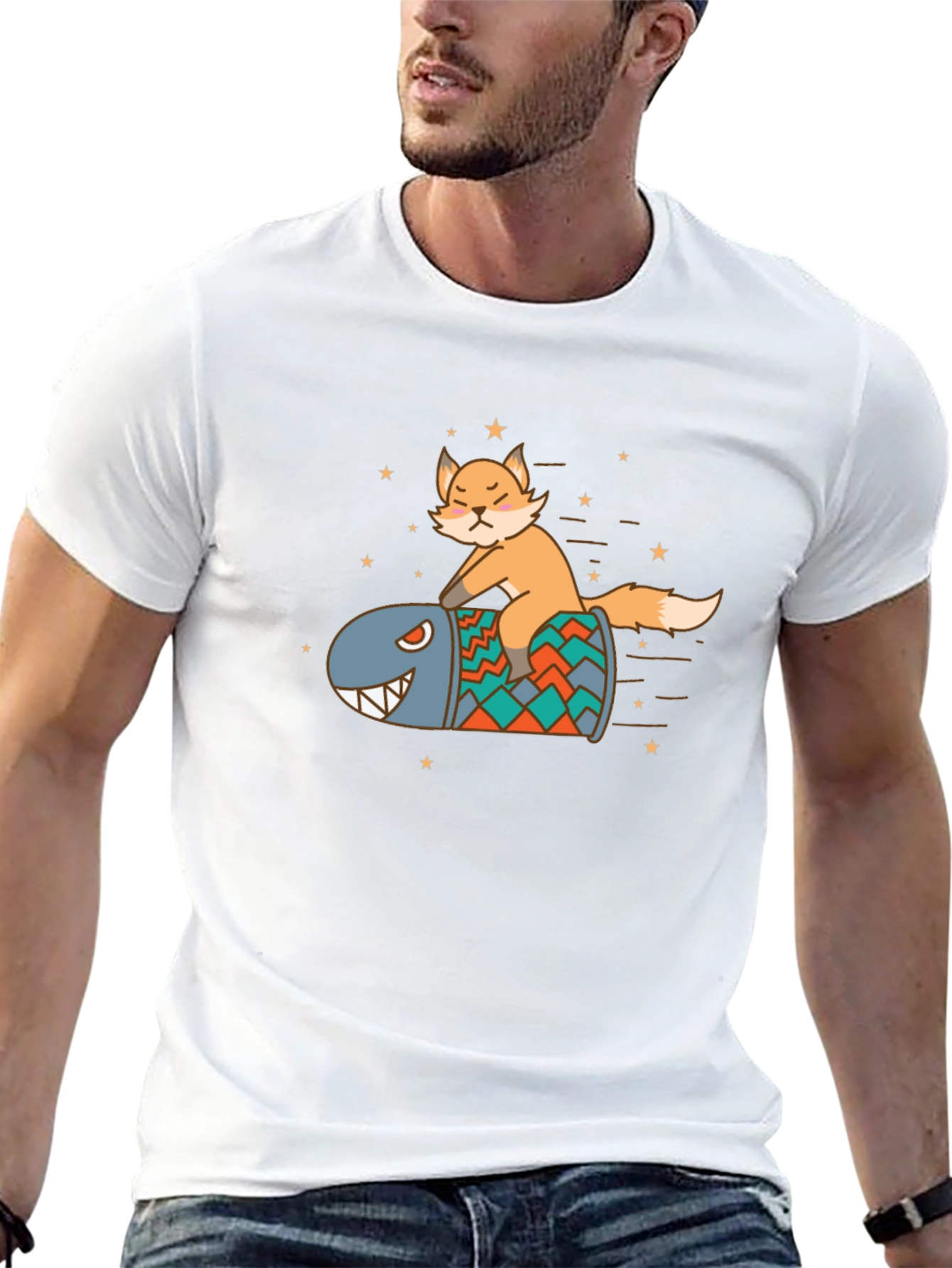 Fox Riding Bullet T-Shirt