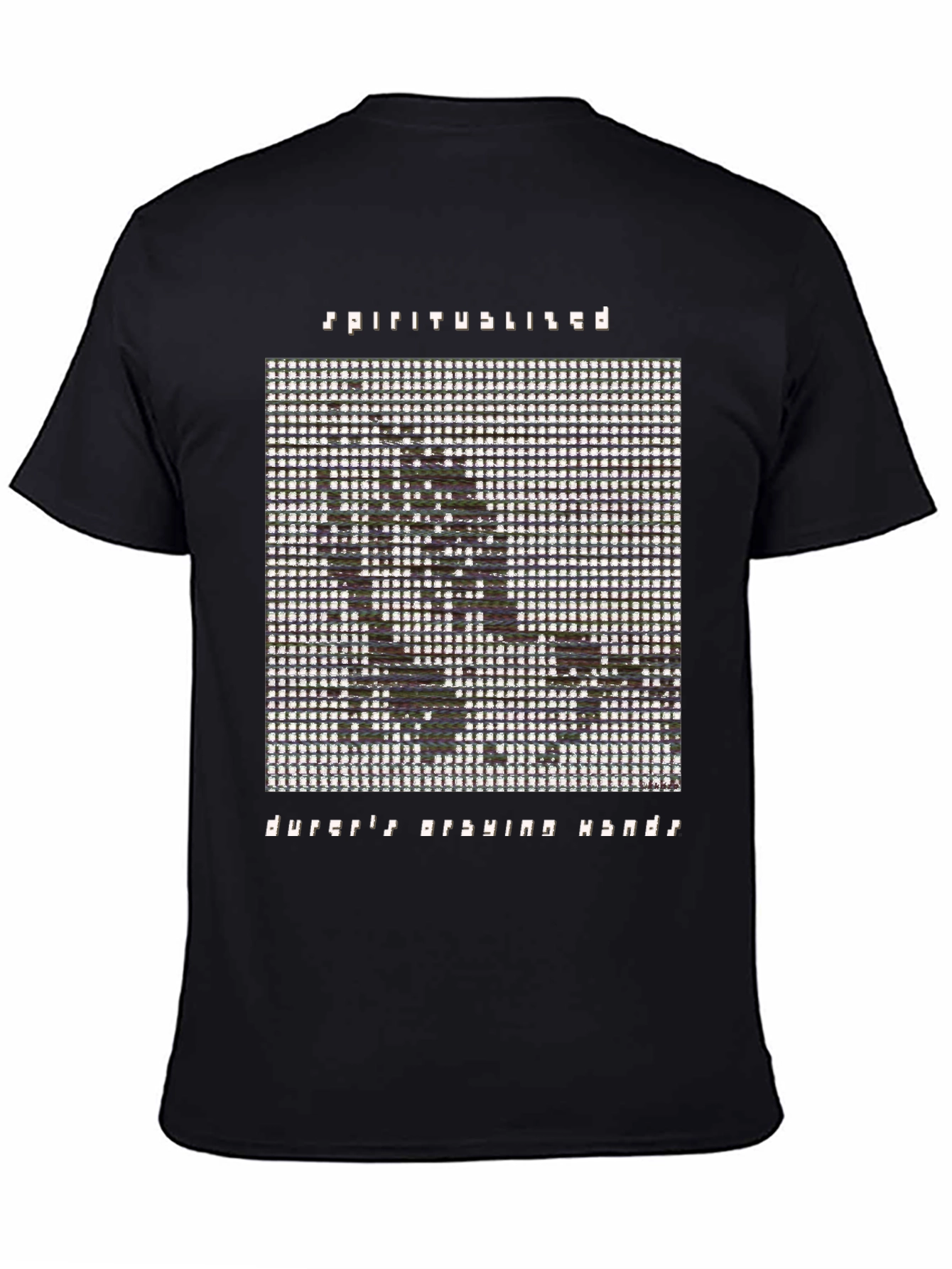 Spiritualized Durers Praying Hands Black T-Shirt