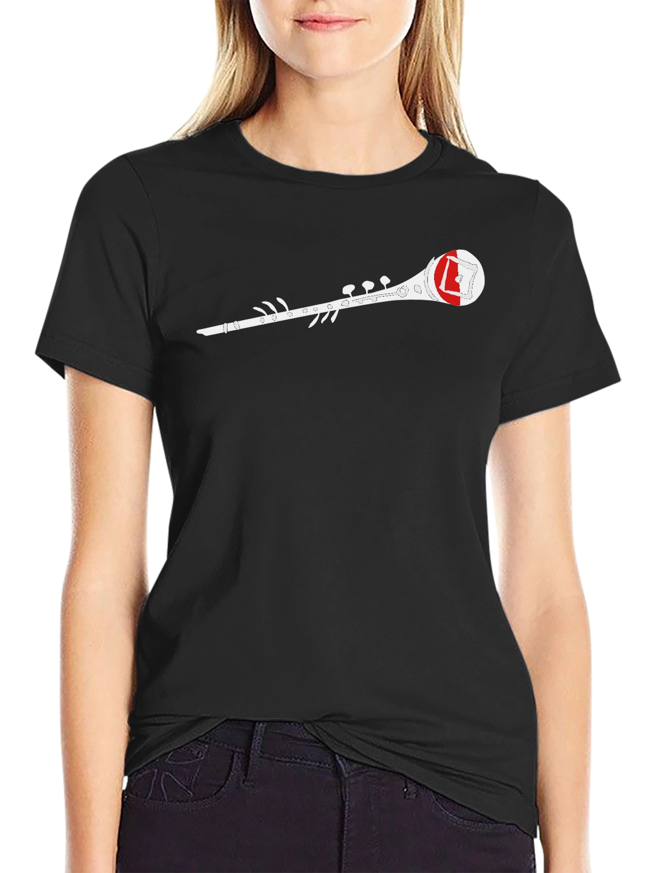 Clarinet Graphic Tee - Cool Music Lover Shirt