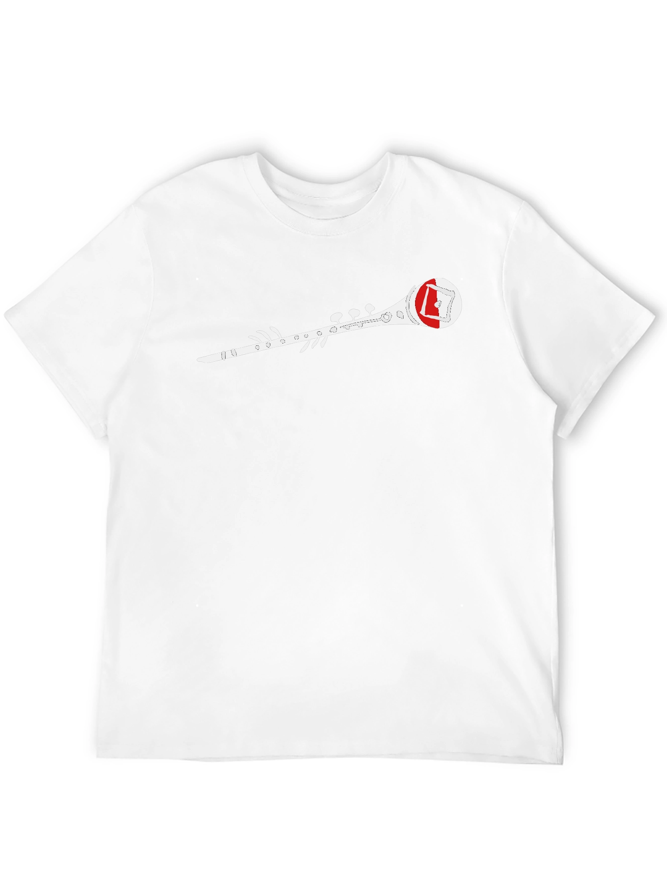 Clarinet Graphic Tee - Cool Music Lover Shirt