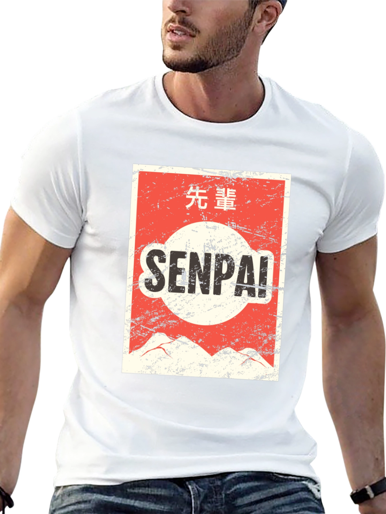 Senpai Graphic T-Shirt - Anime Style
