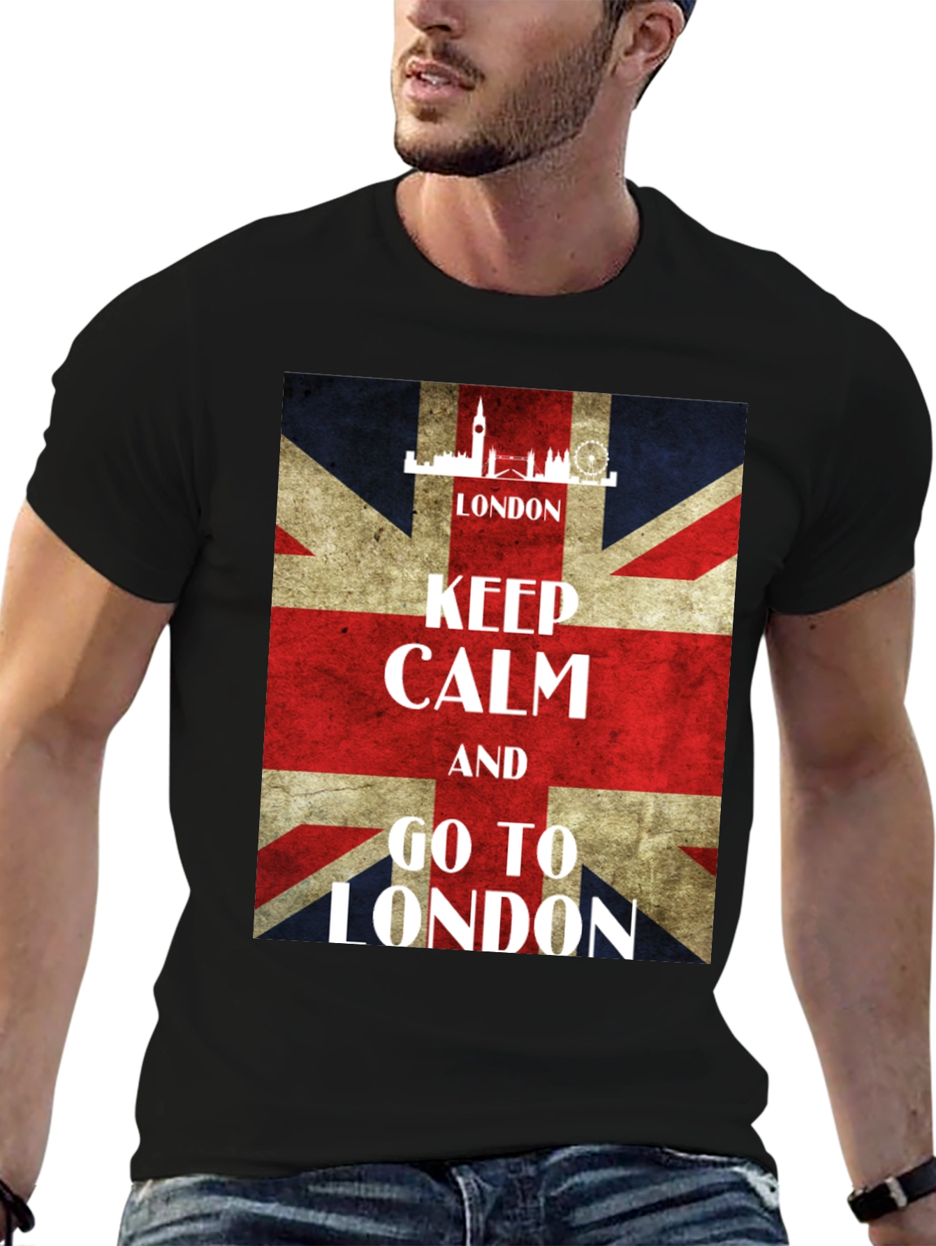 Keep Calm Go To London Graphic Tee
