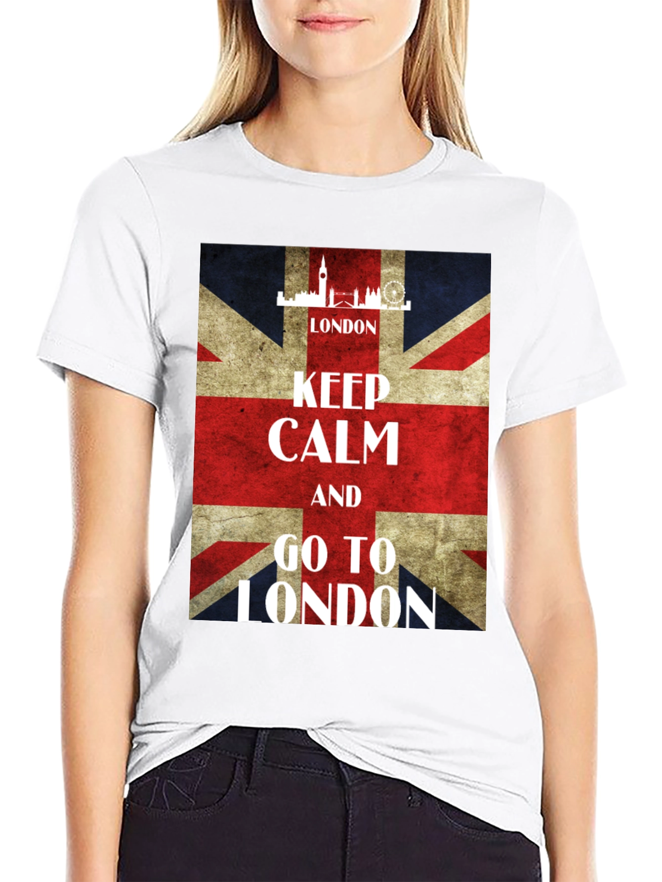Keep Calm Go To London Graphic Tee