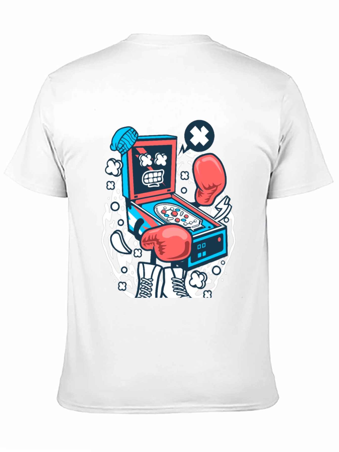 Cartoon Pinball T-Shirt - Novelty Graphic Tee