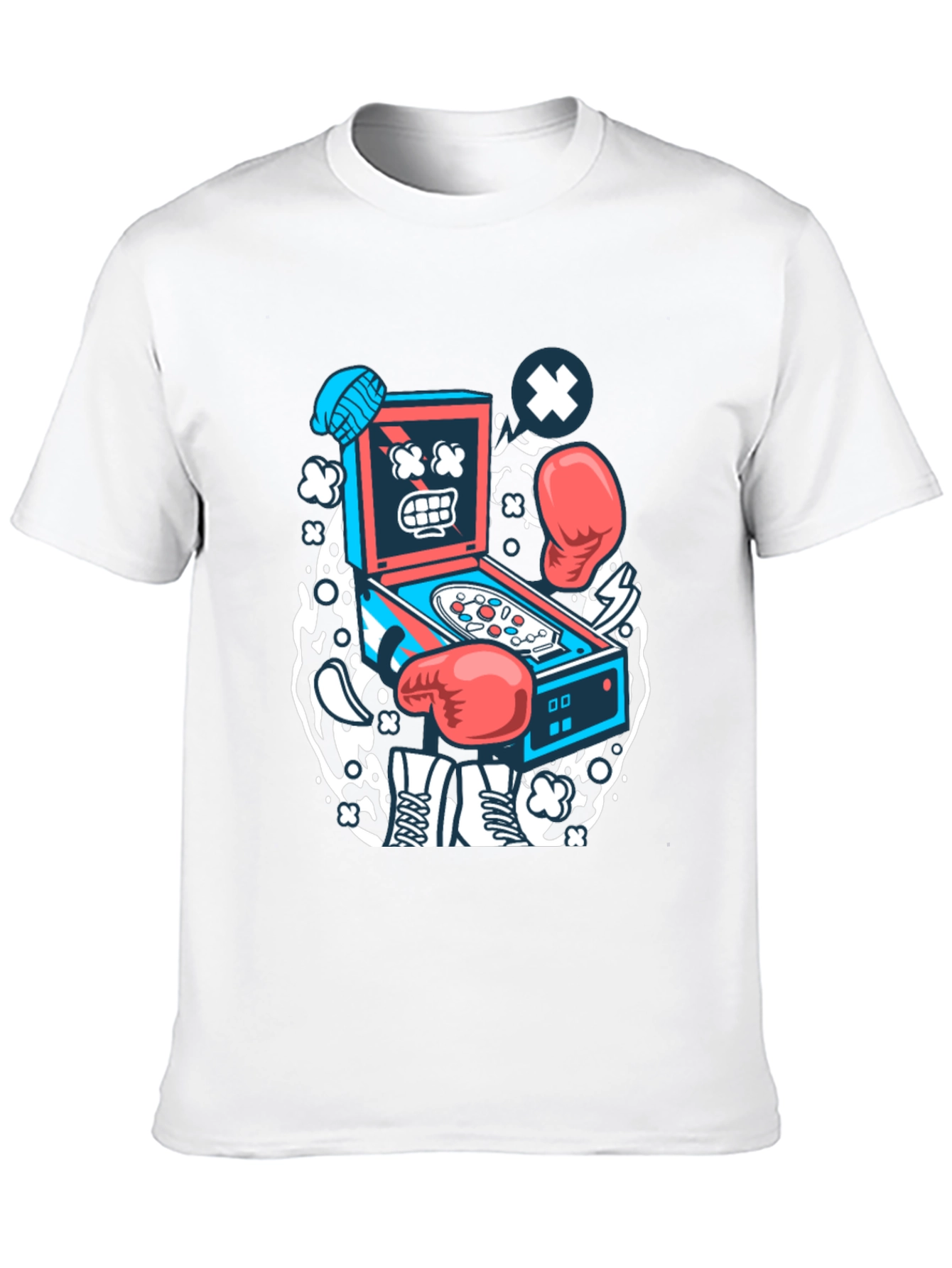 Cartoon Pinball T-Shirt - Novelty Graphic Tee