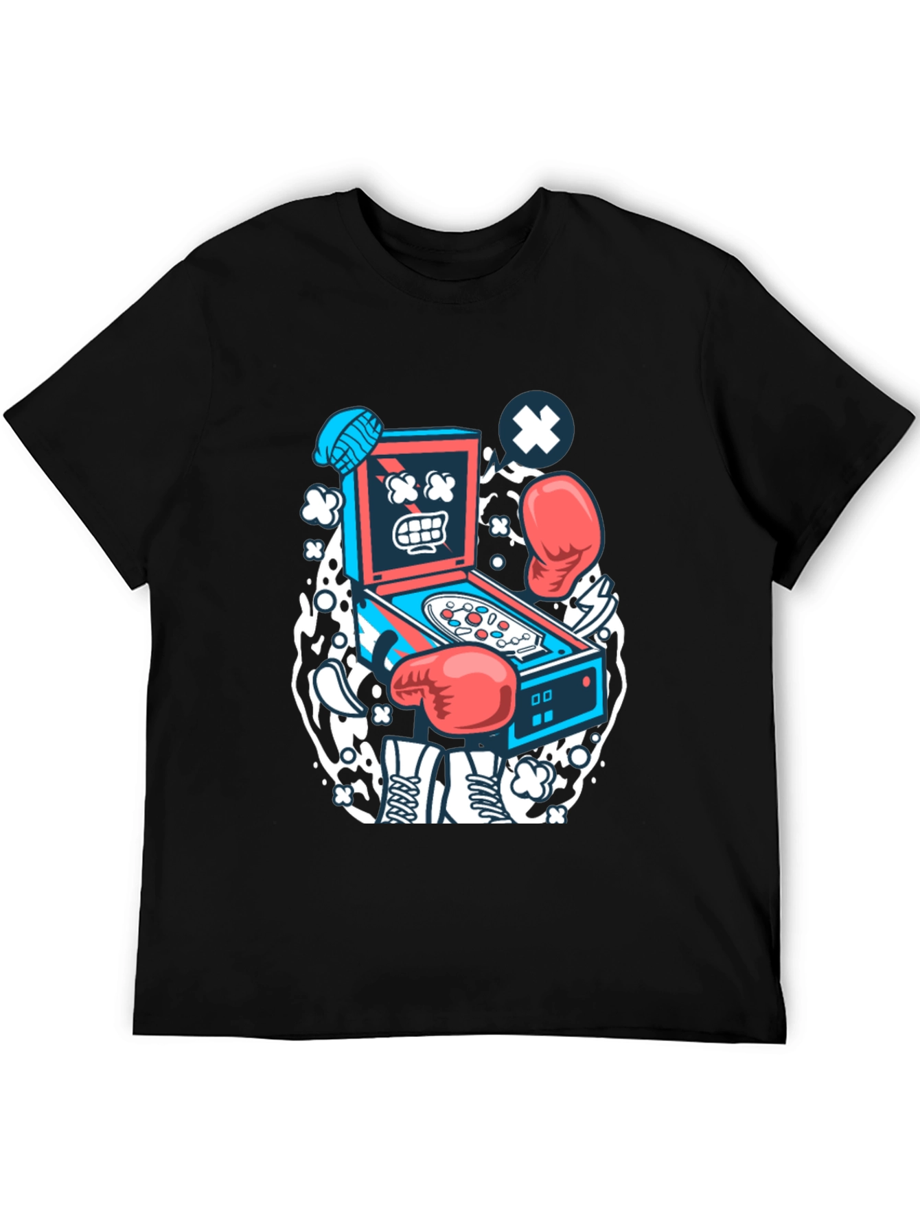 Cartoon Pinball T-Shirt - Novelty Graphic Tee