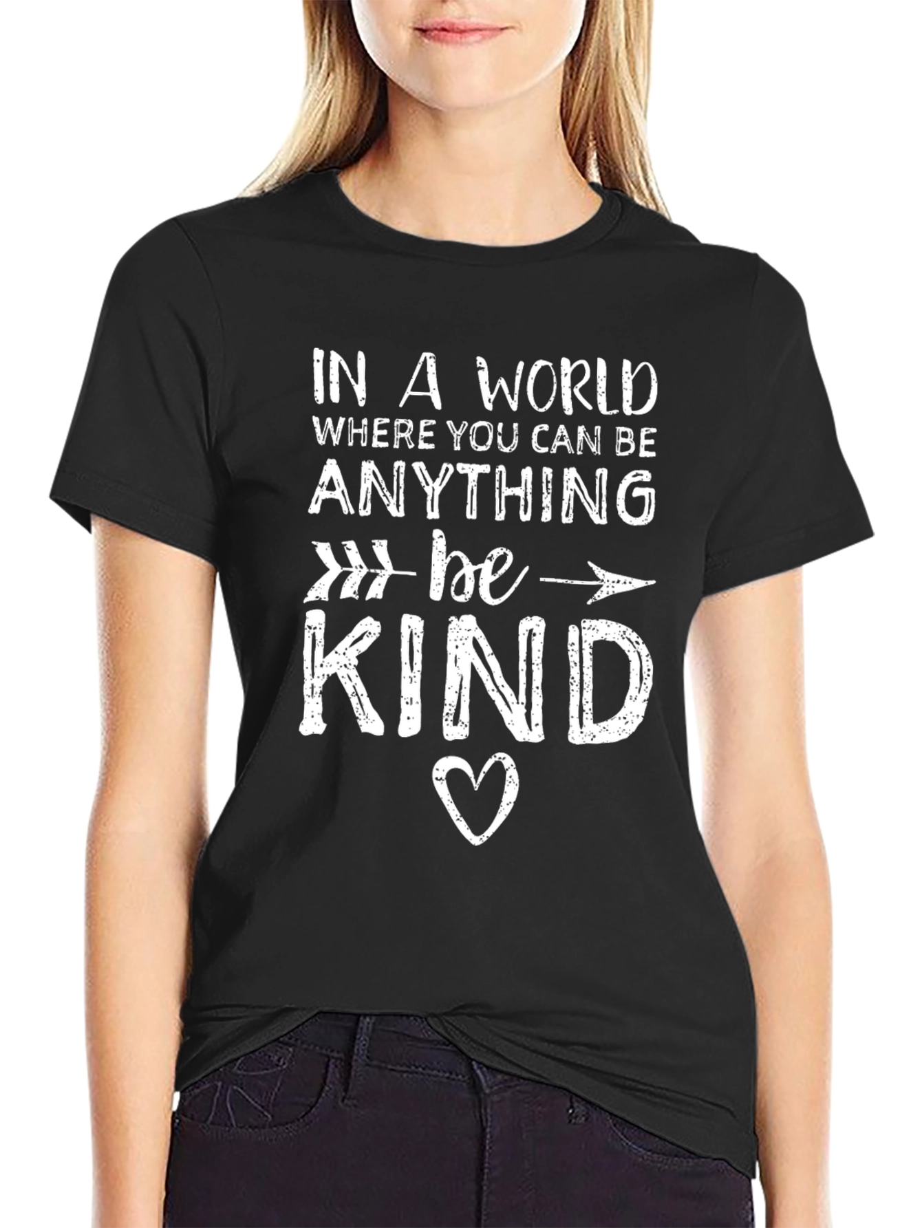 Be Kind Graphic T-Shirt - Black