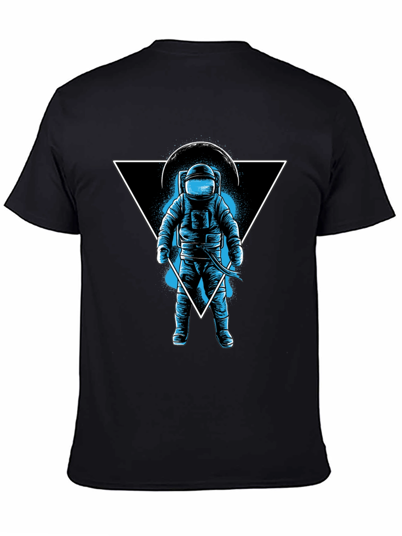 Astronaut Graphic T-Shirt - Unisex Black Tee