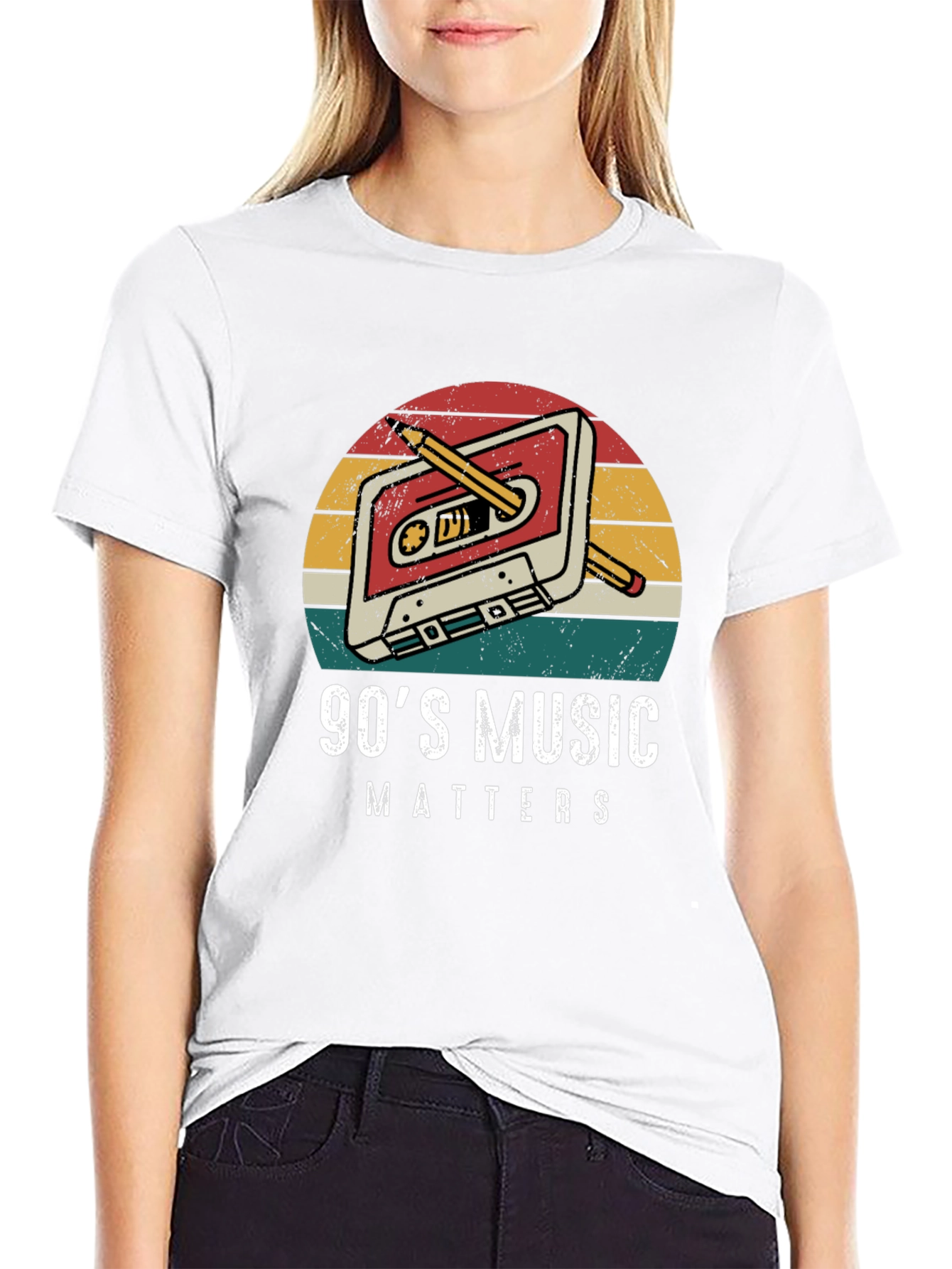 90s Music Matters Retro T-Shirt