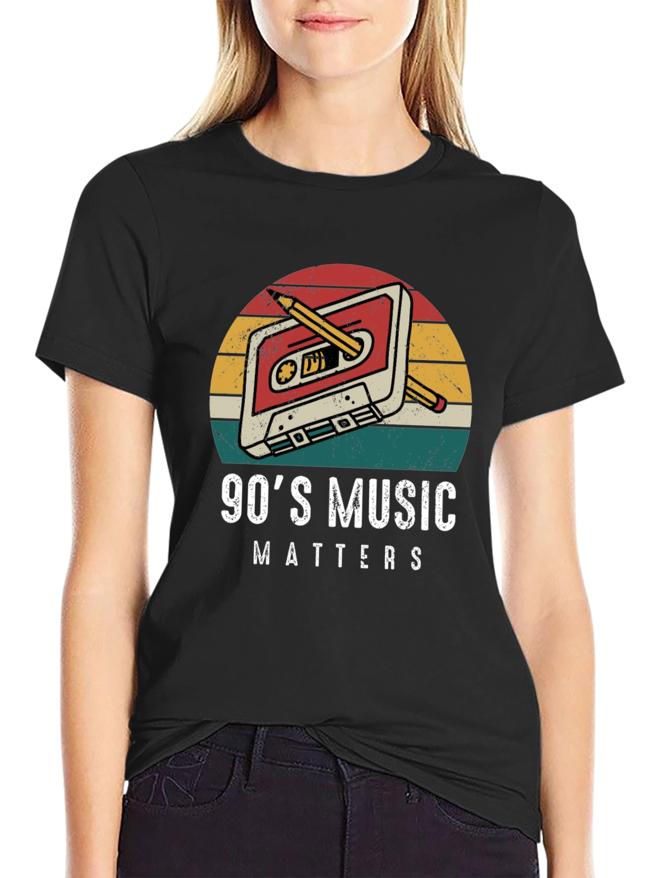 90s Music Matters Retro T-Shirt
