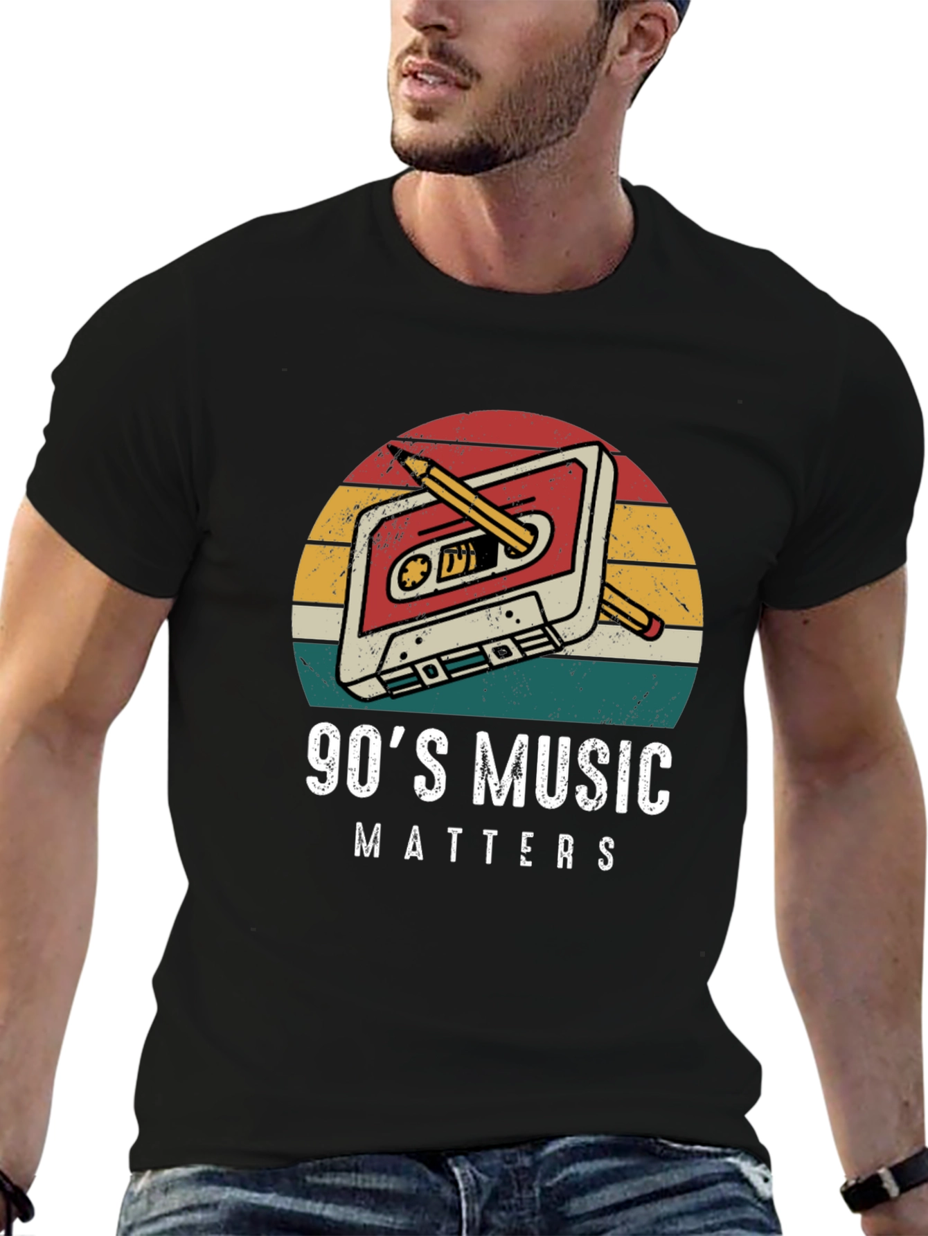 90s Music Matters Retro T-Shirt