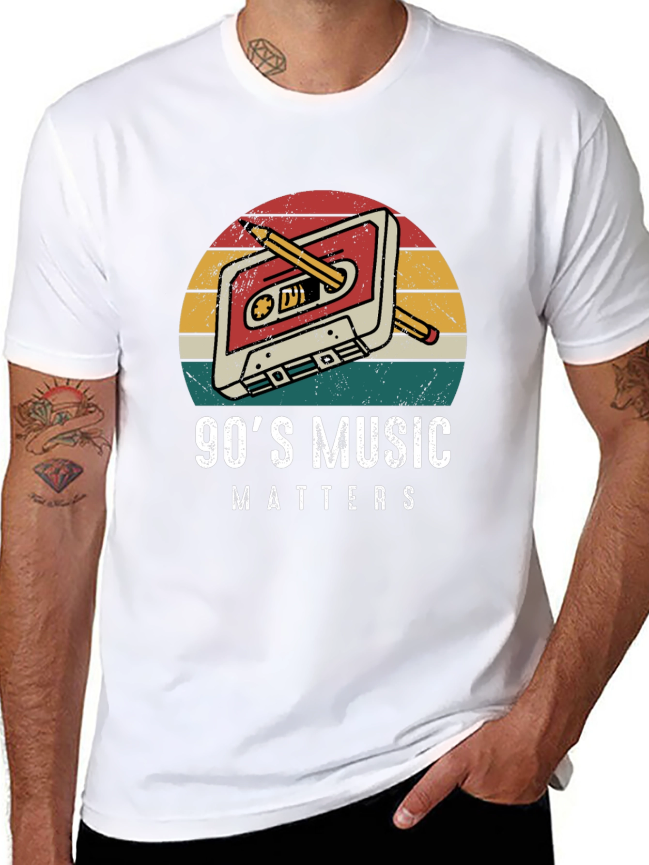 90s Music Matters Retro T-Shirt