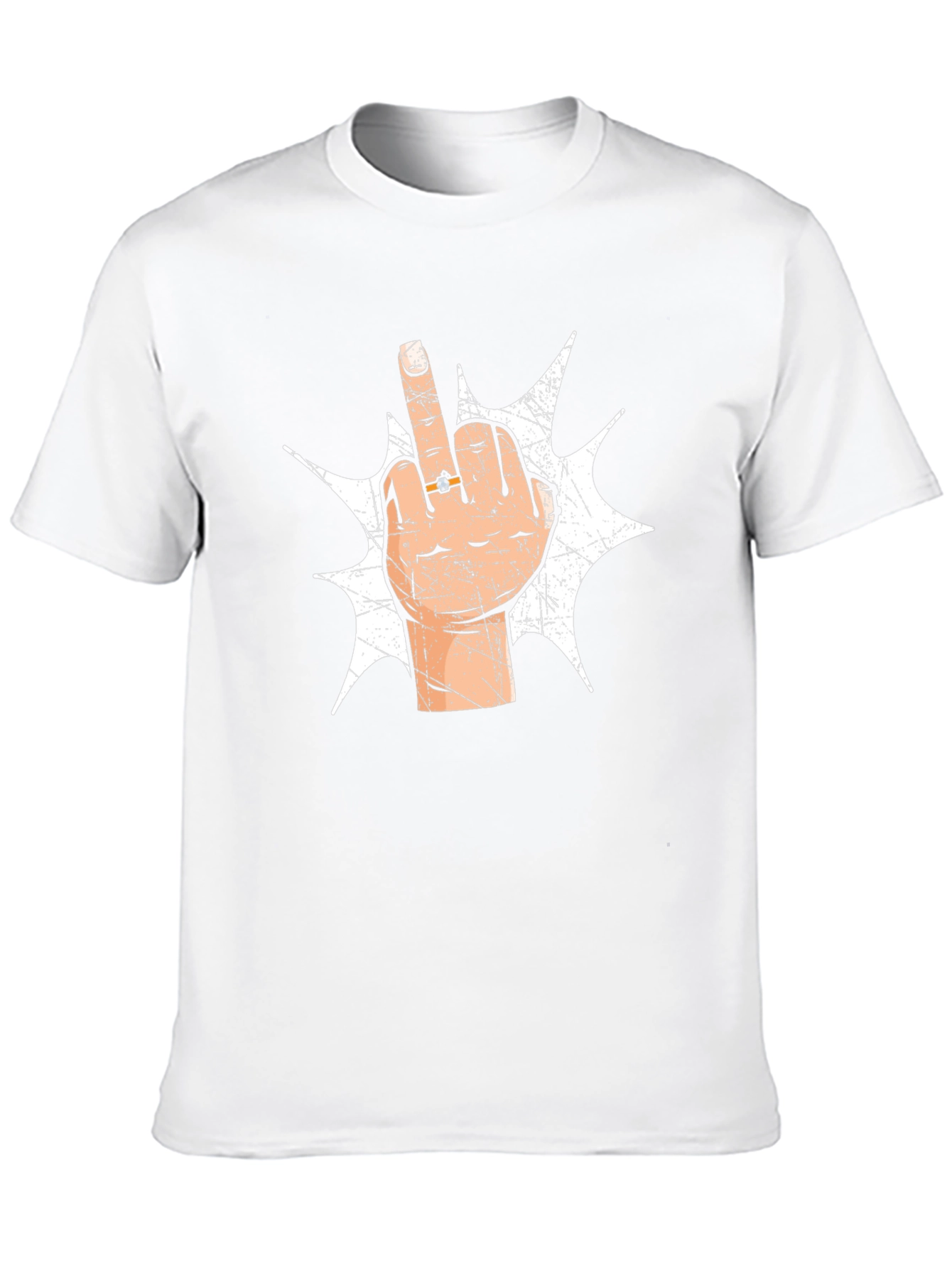 Middle Finger Ring Graphic Tee