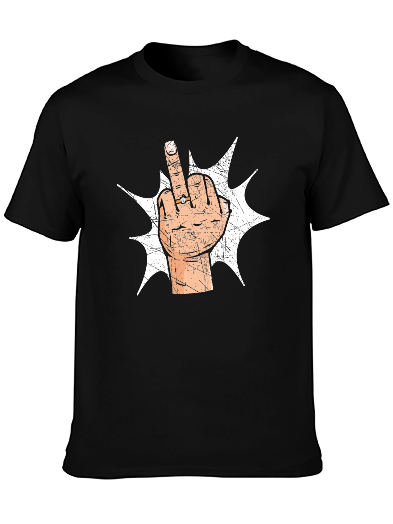 Middle Finger Ring Graphic Tee