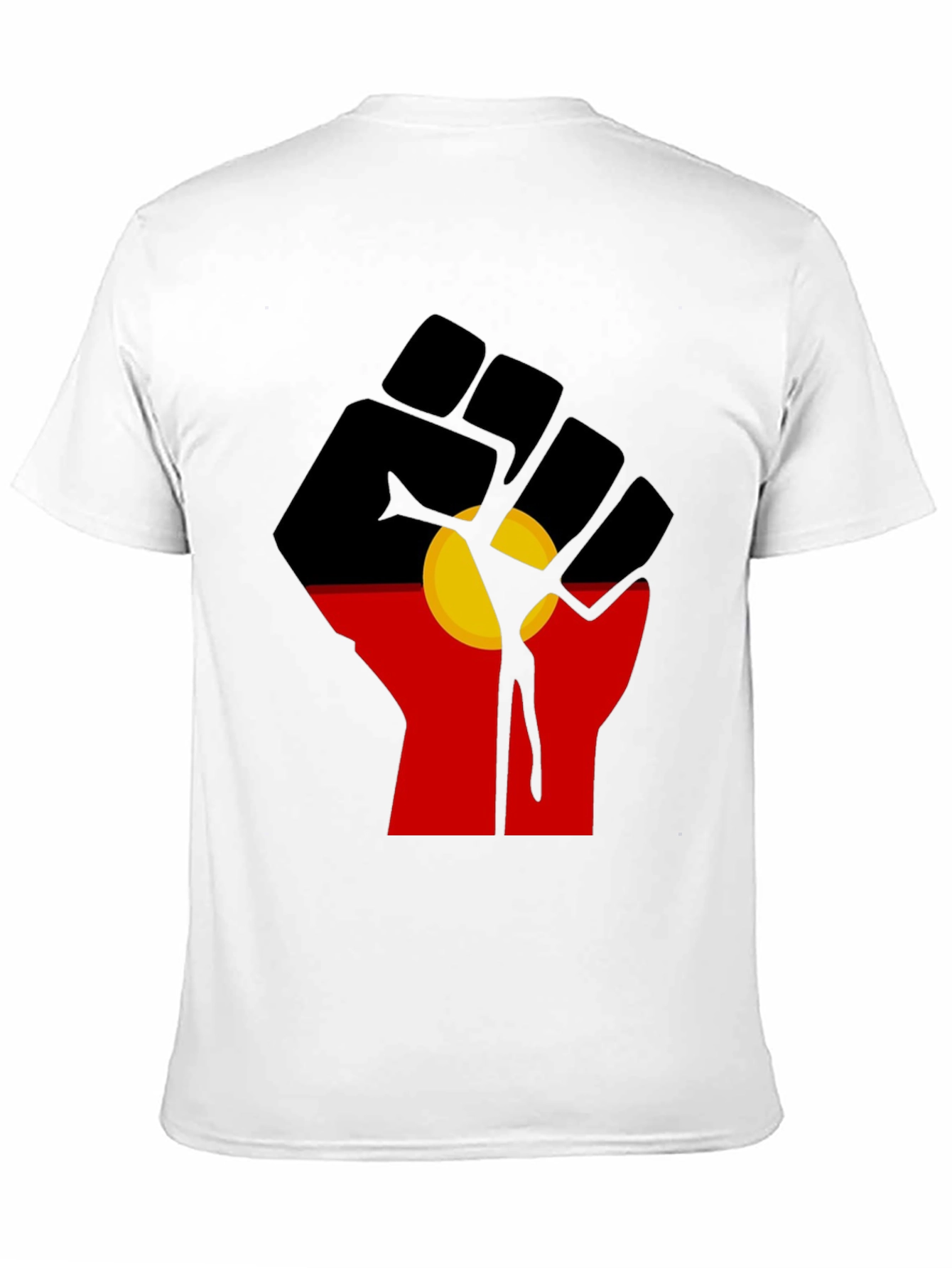Aboriginal Flag Fist T-Shirt