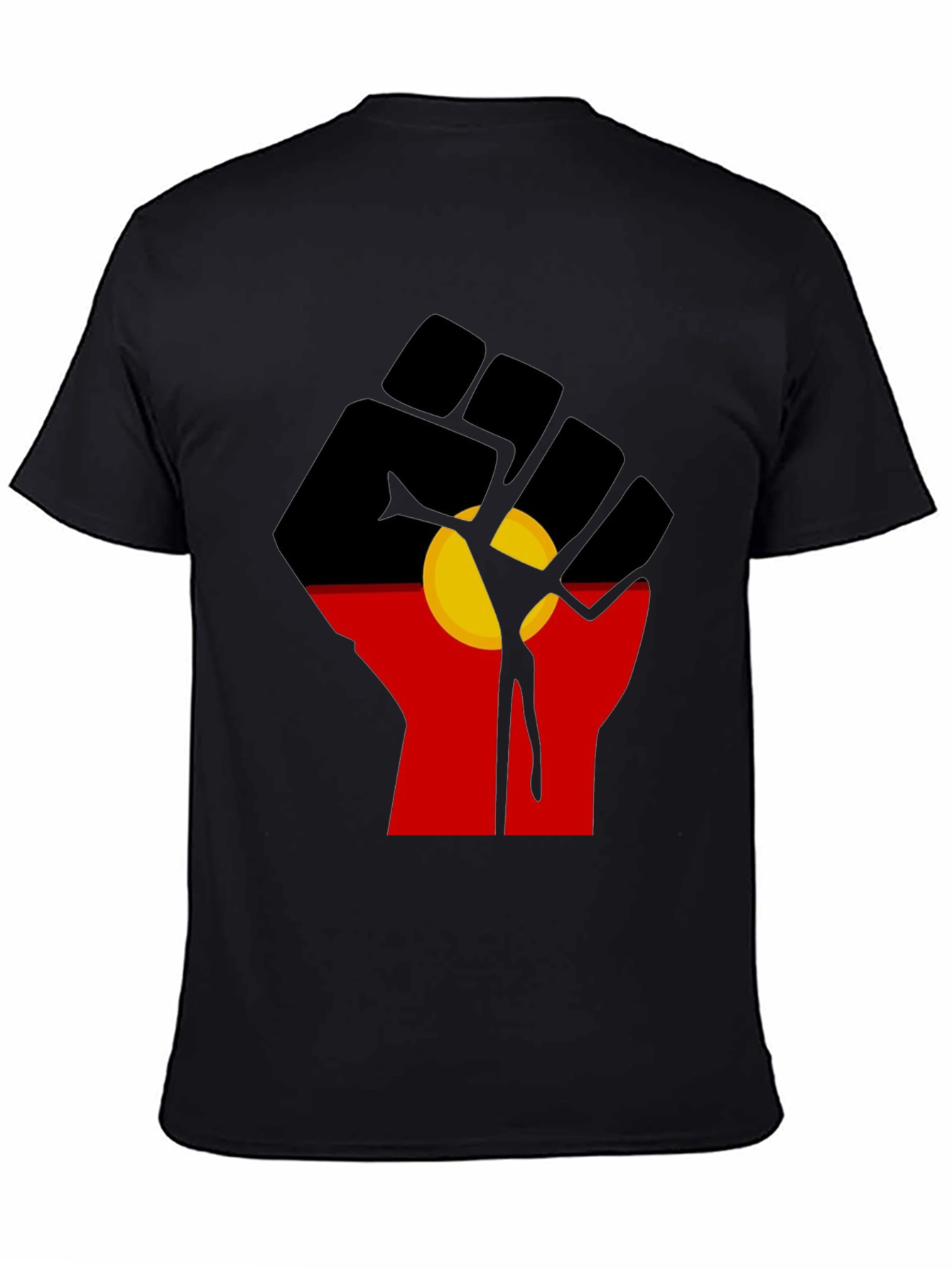 Aboriginal Flag Fist T-Shirt