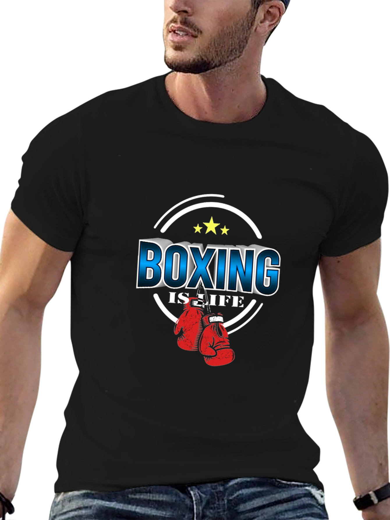 Boxing is Life Graphic T-Shirt