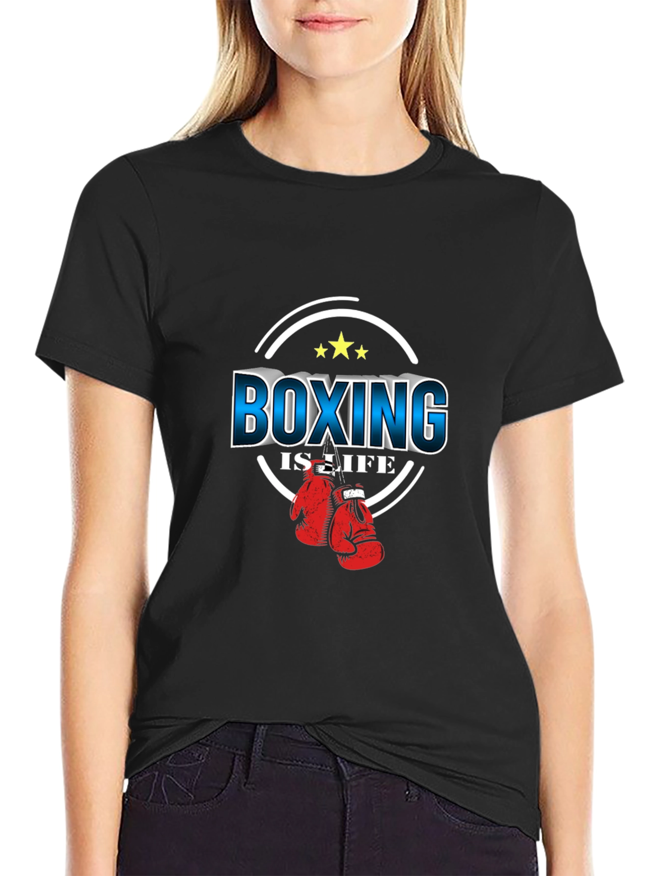 Boxing is Life Graphic T-Shirt