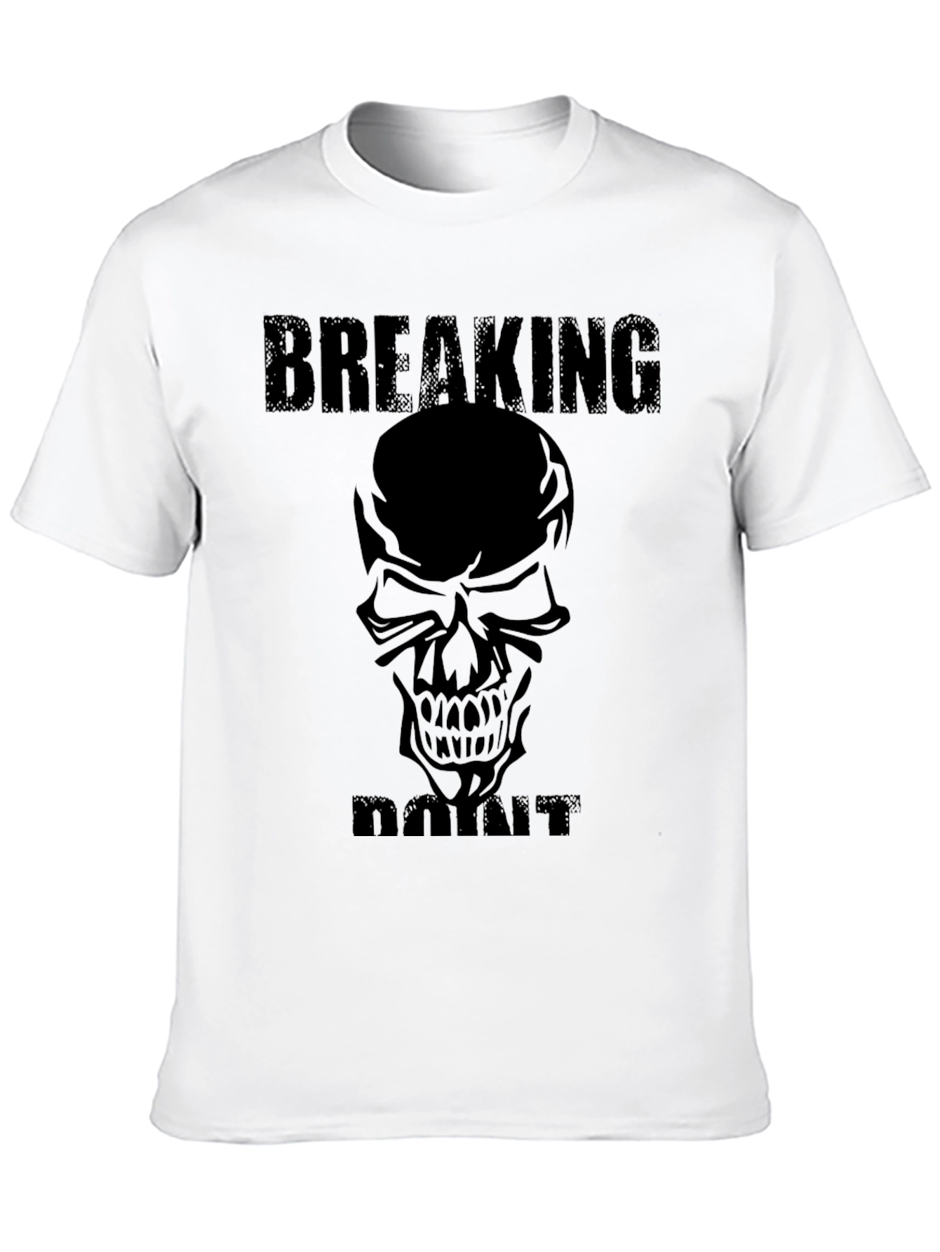 Breaking Point Skull Graphic Tee - Black