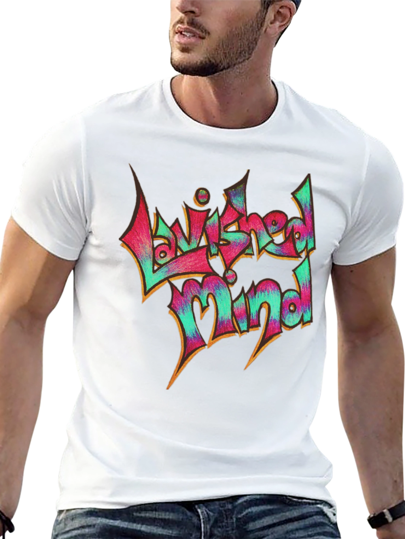 Lavished Mind Graphic Tee - Black Cotton Casual Shirt