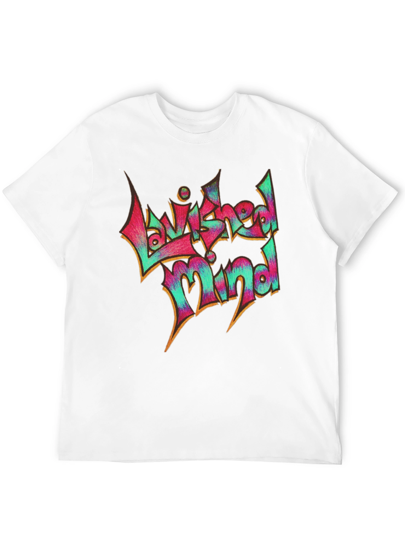 Lavished Mind Graphic Tee - Black Cotton Casual Shirt