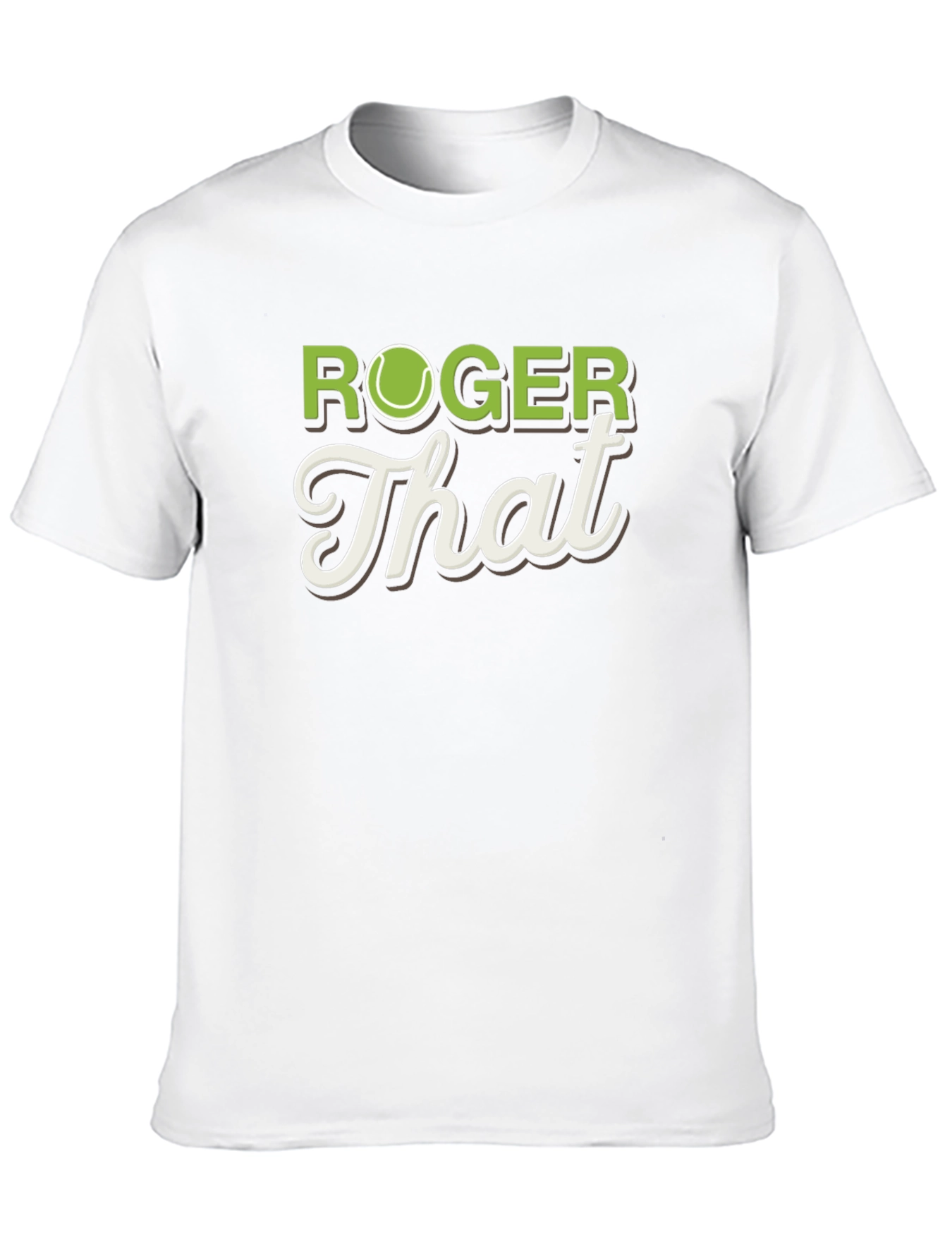 Roger That Tennis T-Shirt - Funny Player Tee
