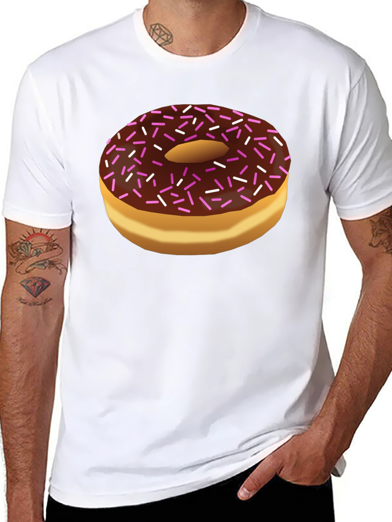 Donut Graphic Tee - Sweet Treat Style