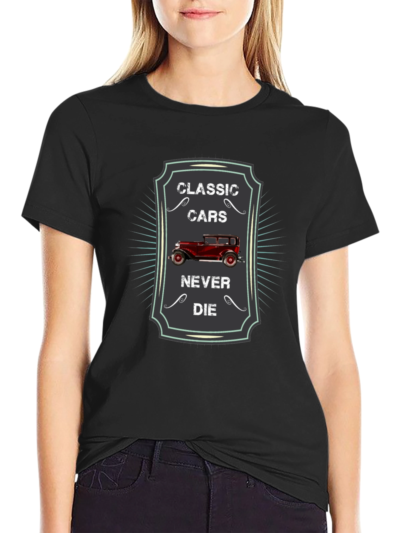 Classic Cars Never Die Graphic Tee