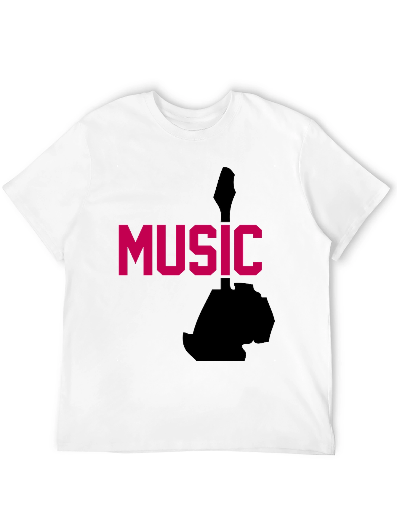 Music Graphic Tee - Black