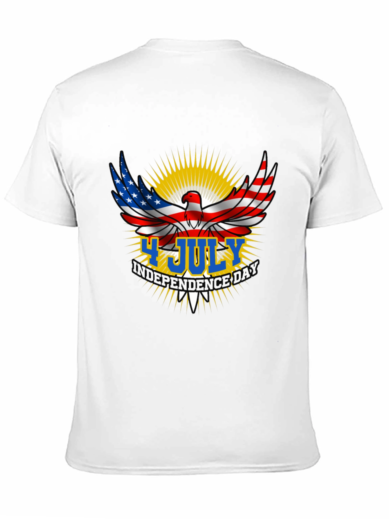 Patriotic 4th of July Eagle Graphic Tee