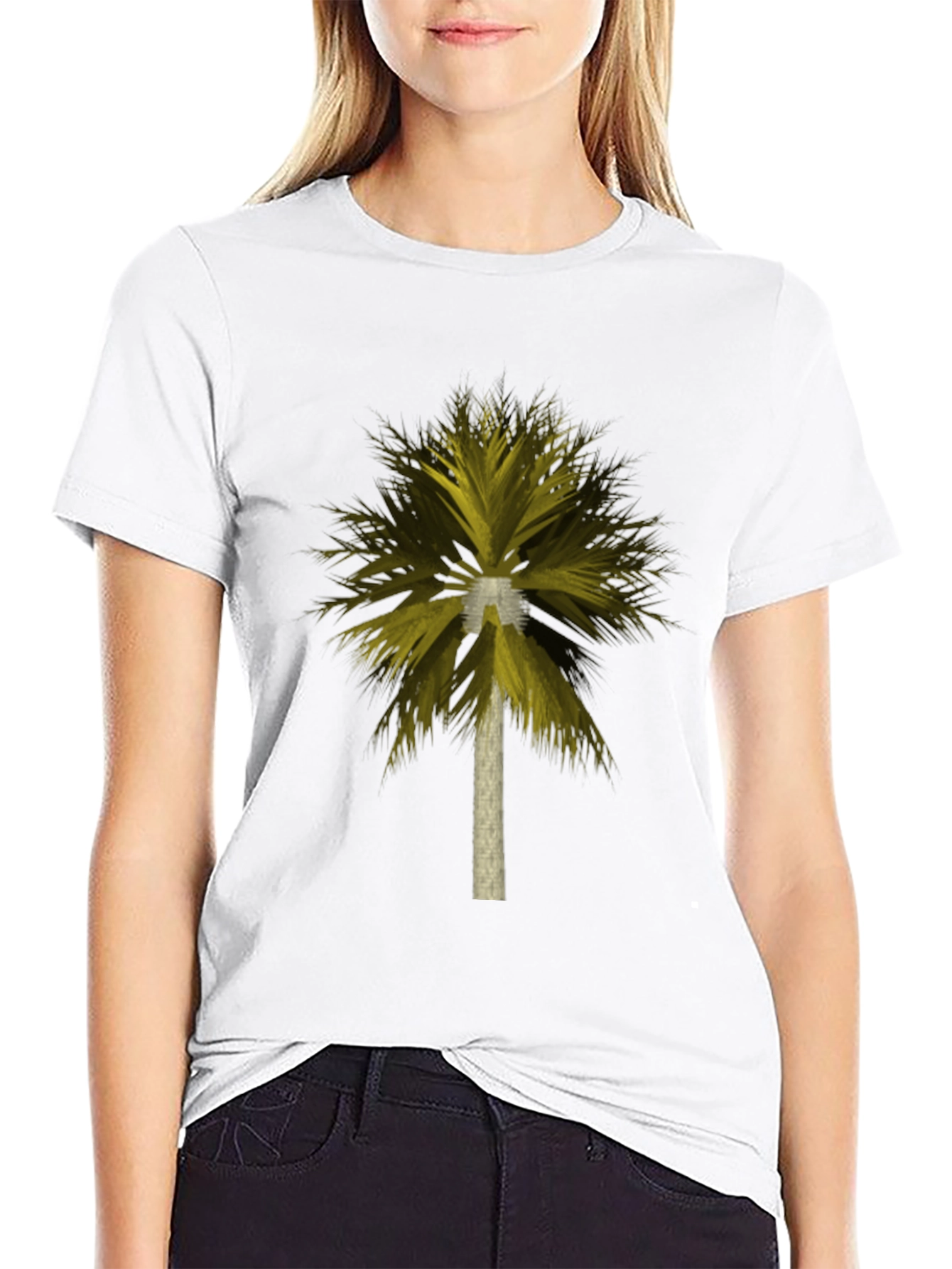 Palm Tree Graphic Tee - Tropical Island Vibes