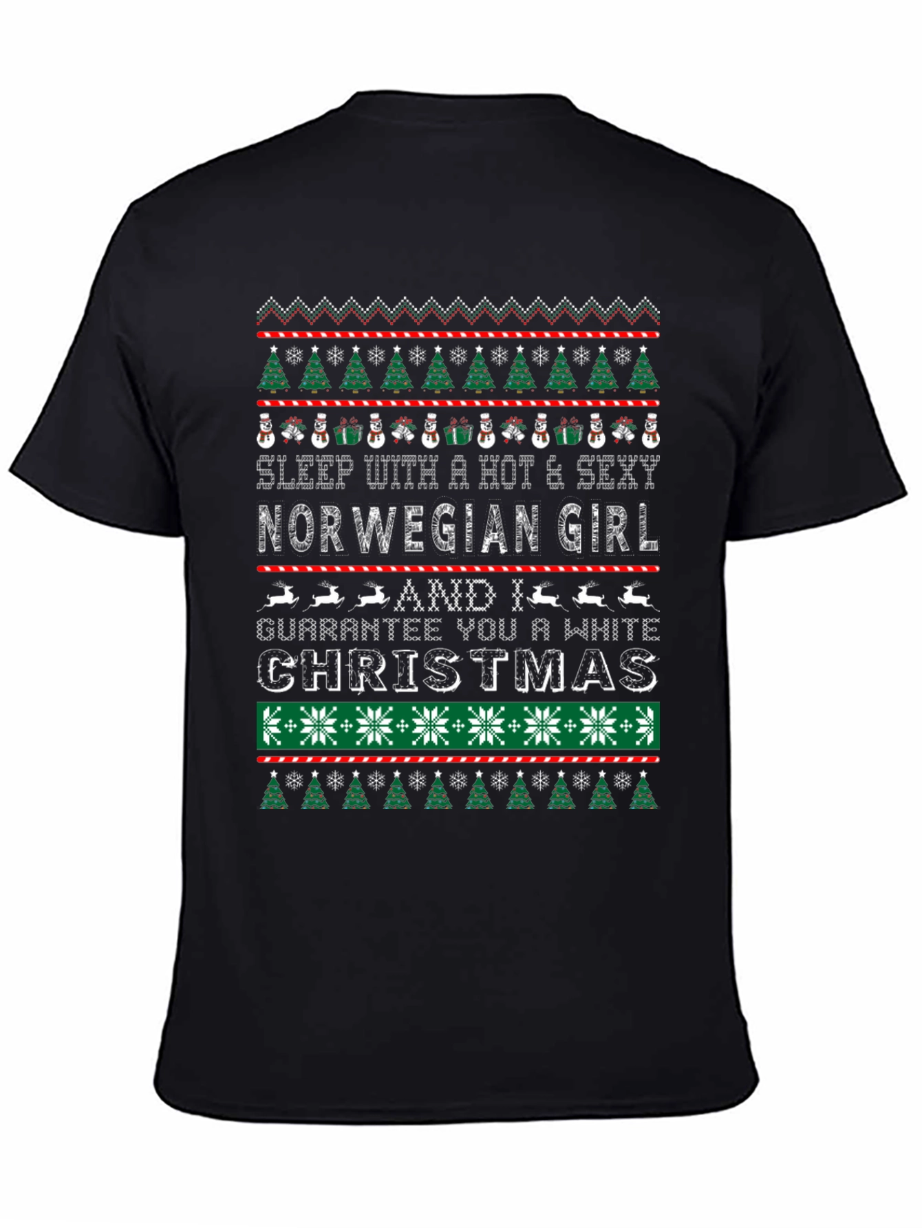 Sleep with a Norwegian Girl Christmas Tee