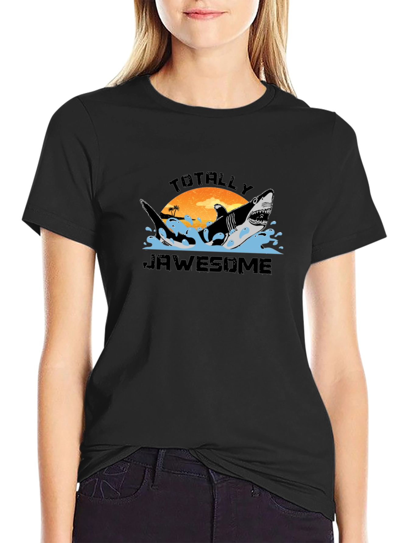 Totally Jawsome Shark Graphic T-Shirt