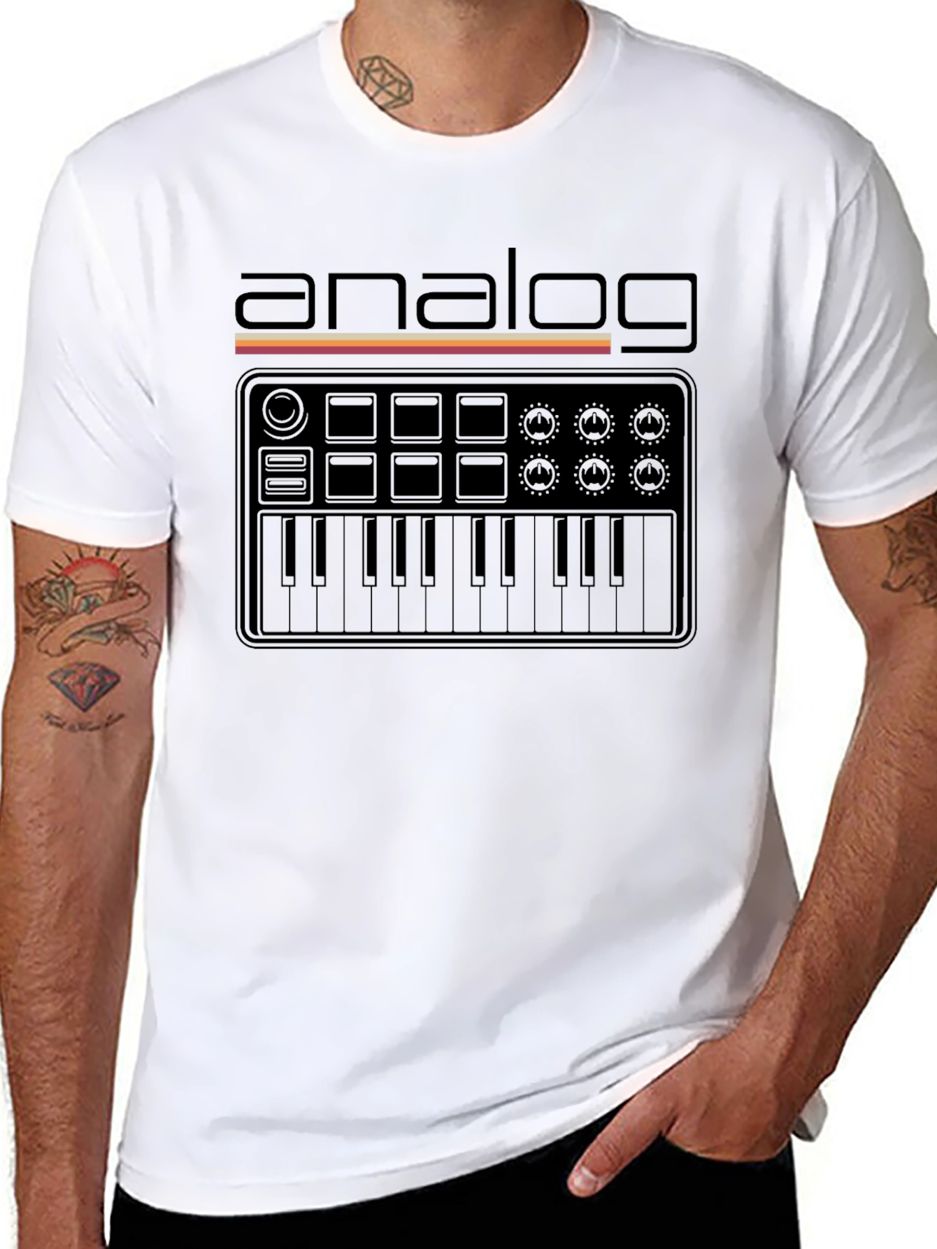 Analog Synth T-Shirt - Music Producer Tee