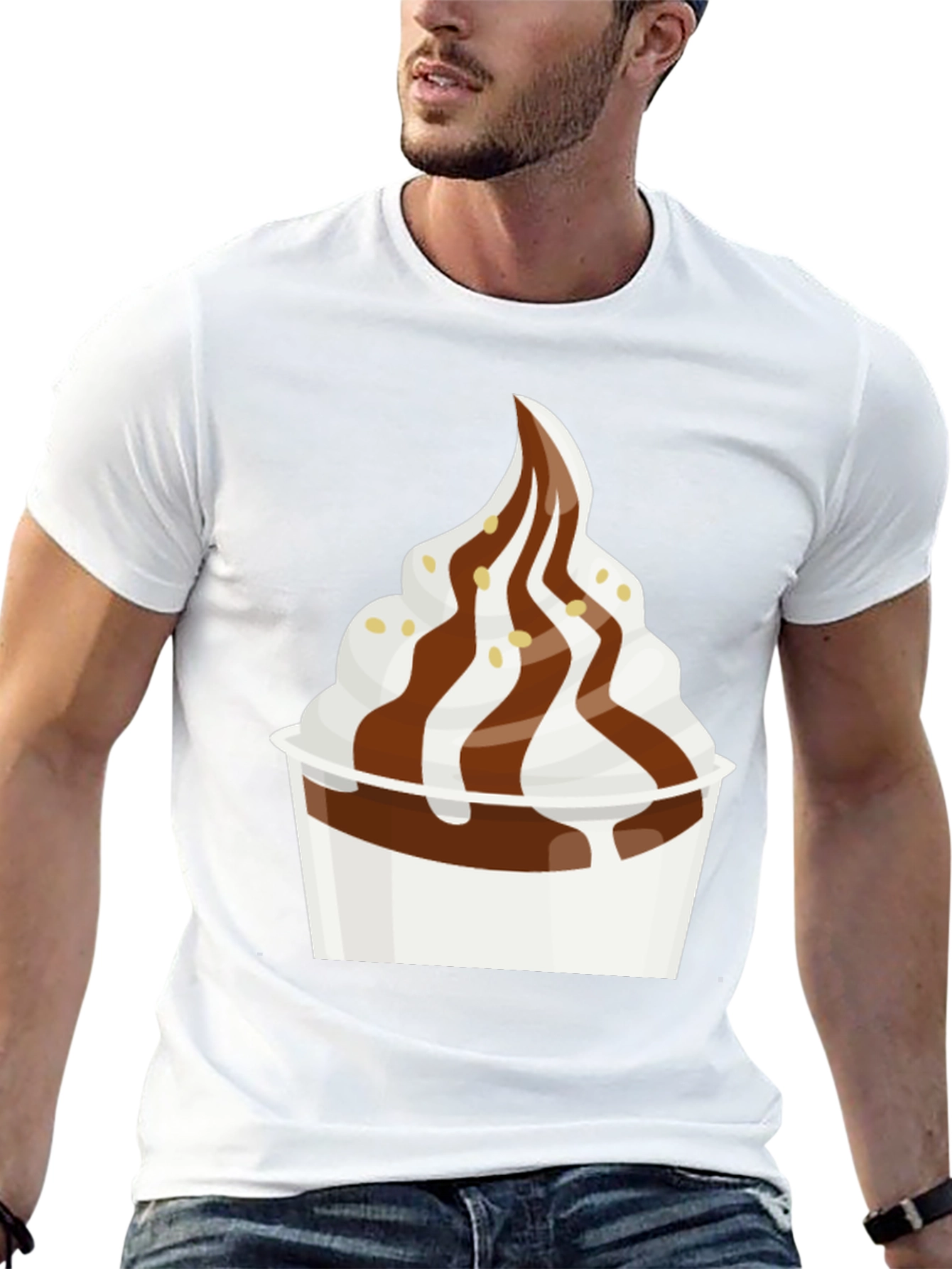 Dessert T-Shirt - Creamy Soft Serve Graphic Tee