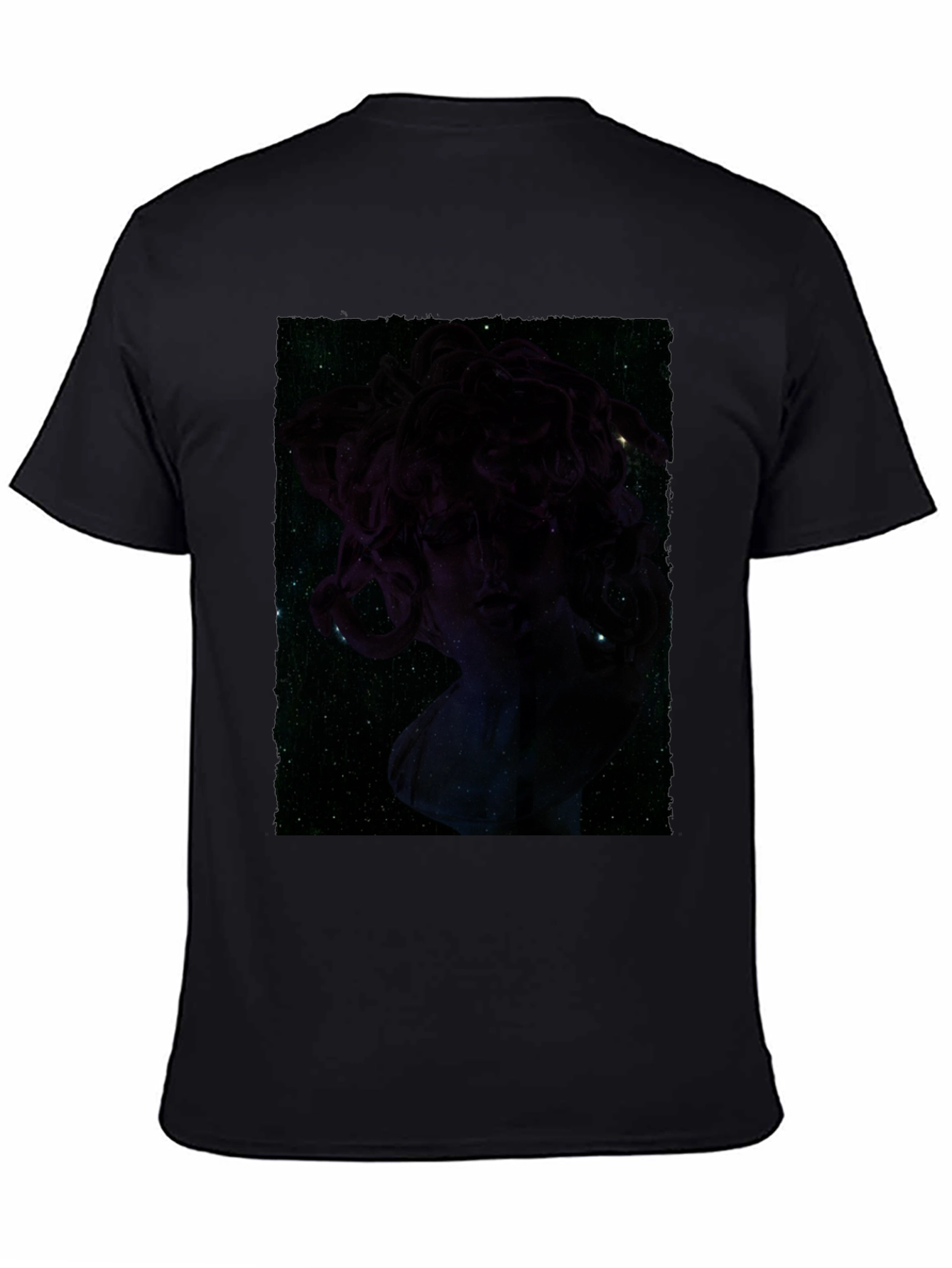 Nebula Woman Graphic Black T-Shirt