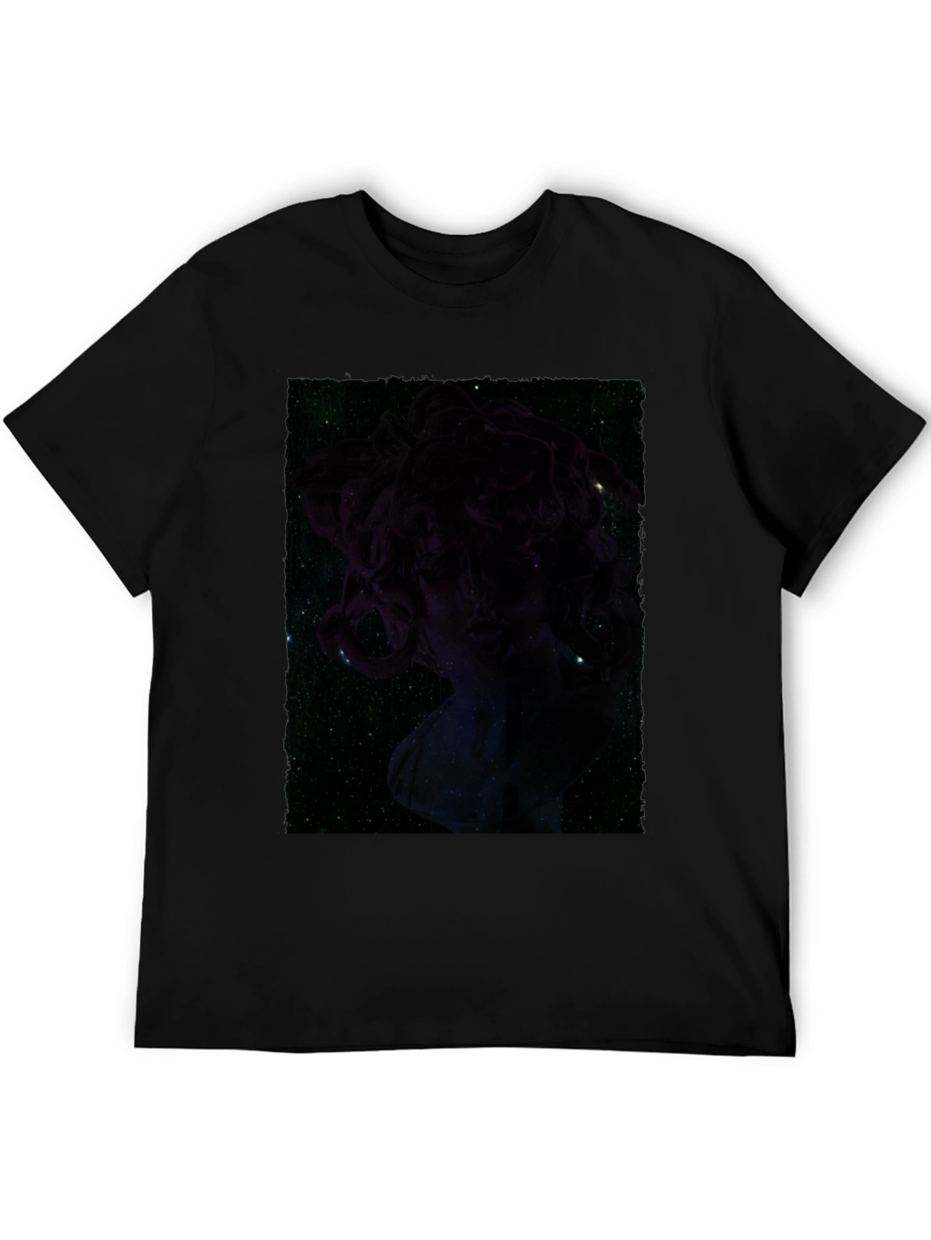 Nebula Woman Graphic Black T-Shirt