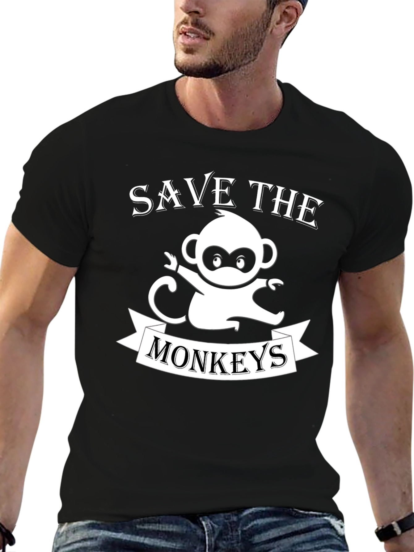 Save The Monkeys Graphic Tee