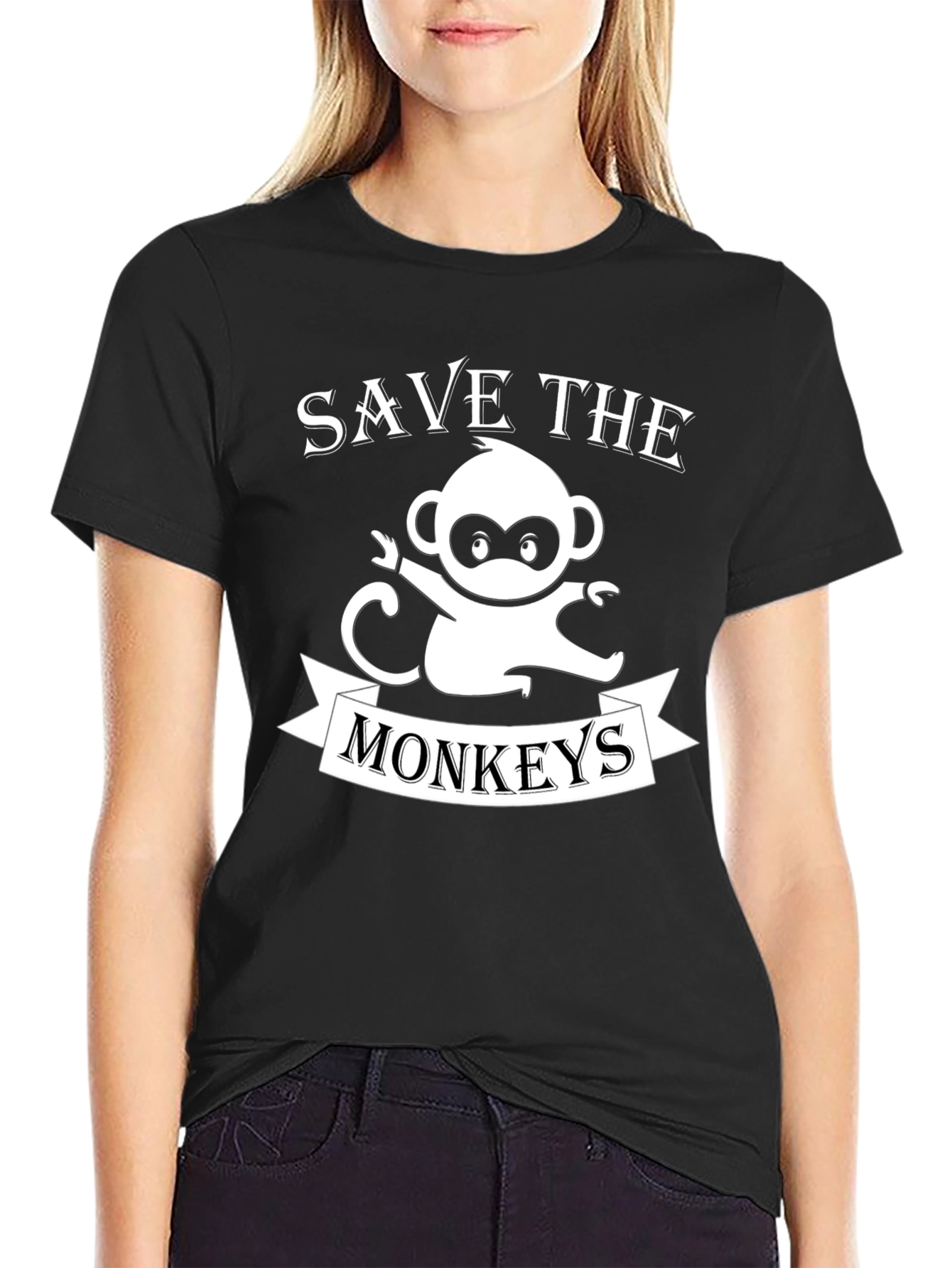 Save The Monkeys Graphic Tee