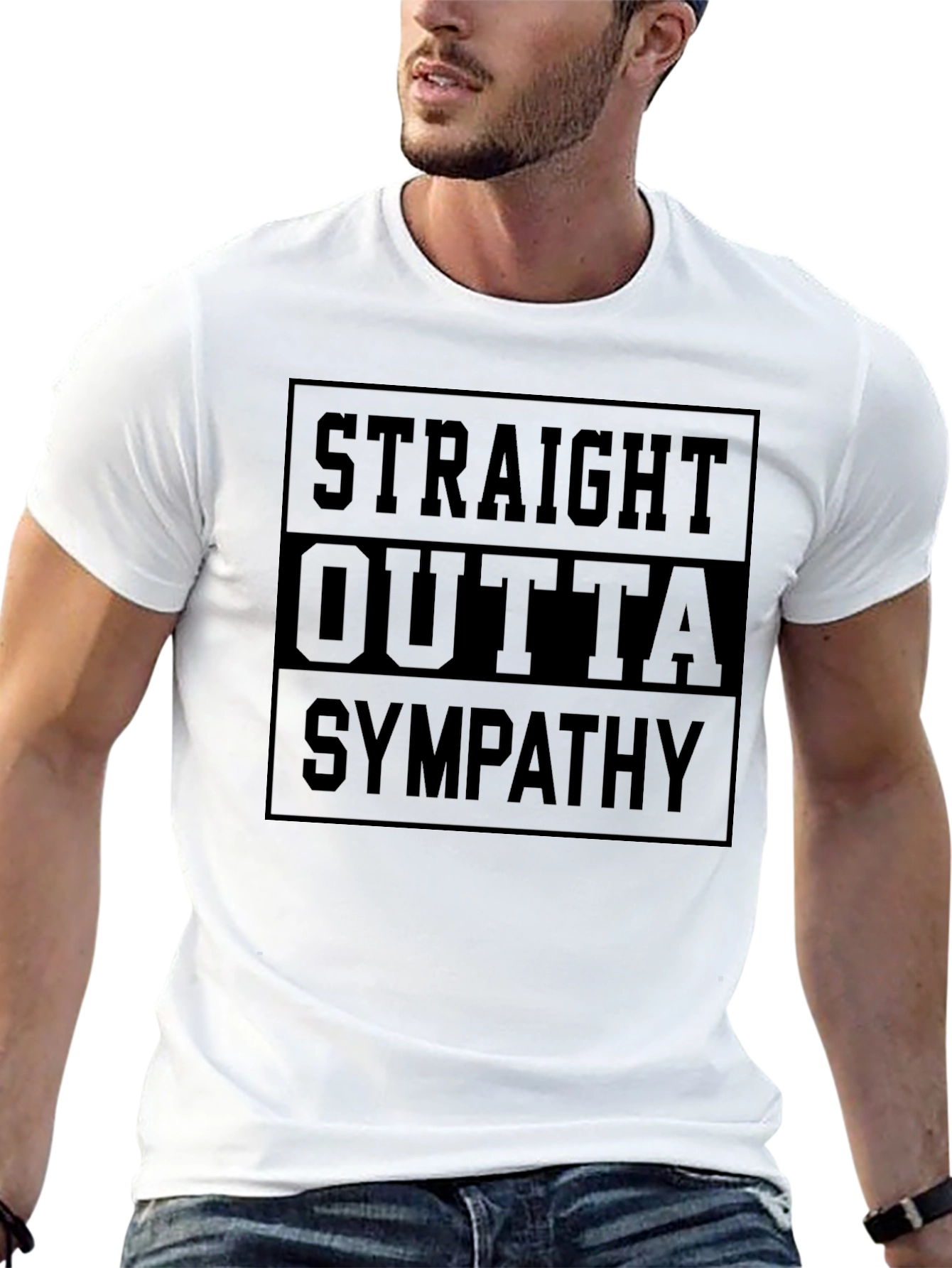 Straight Outta Sympathy Graphic Tee - Black