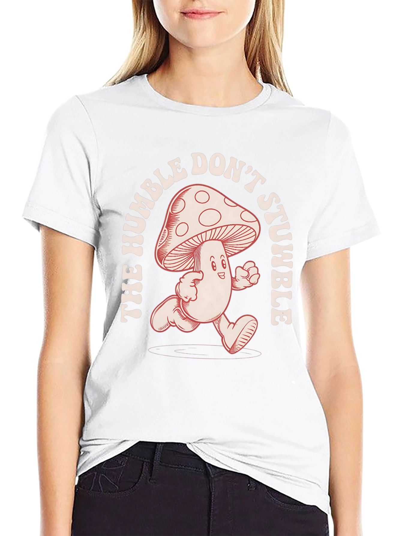 Humble Dont Stumble Mushroom Graphic Tee